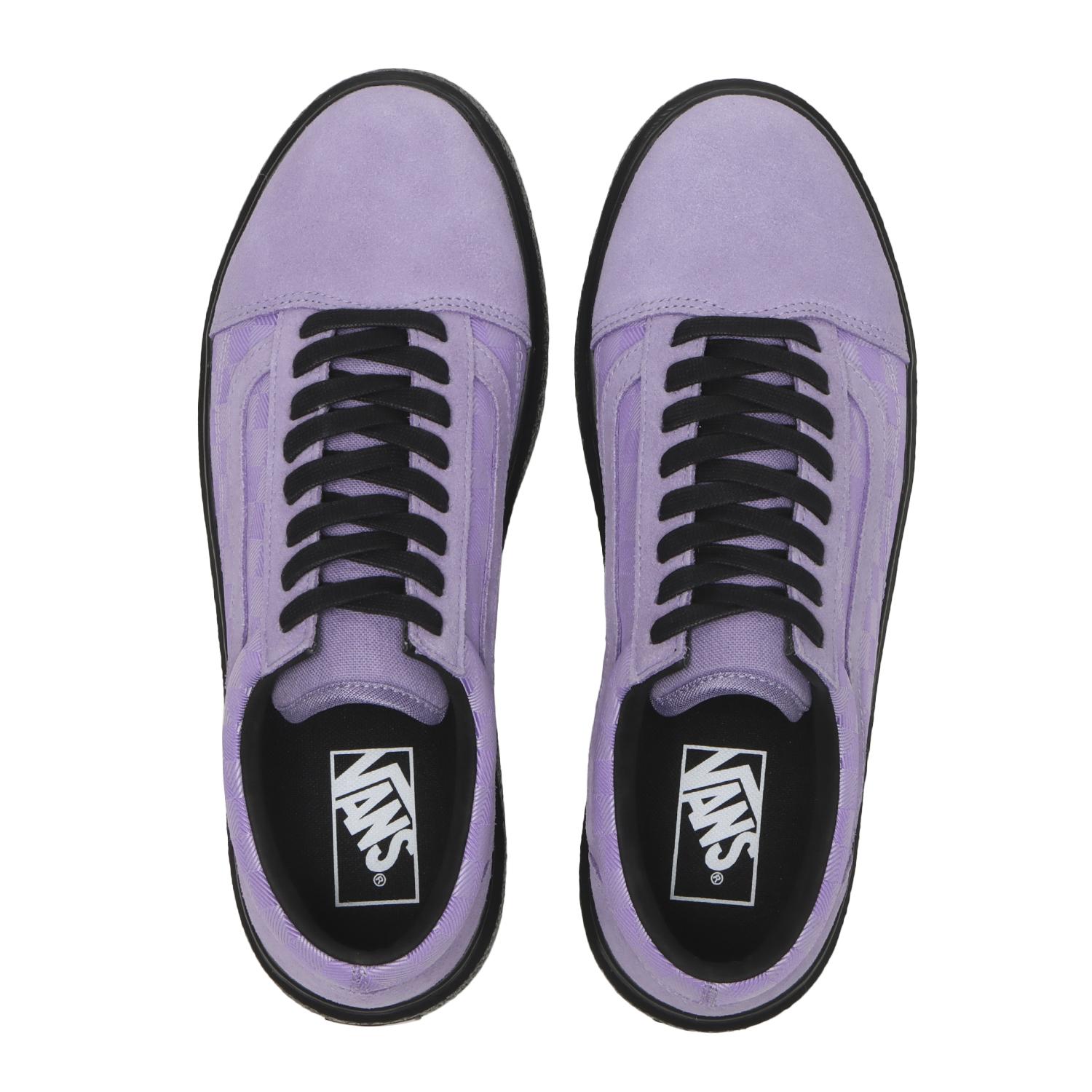 【VANS】 ヴァンズ OLD SKOOL CRP オールドスクール CRP V36 CRP CHK GREEN/BLACK PURPLE/BLACK