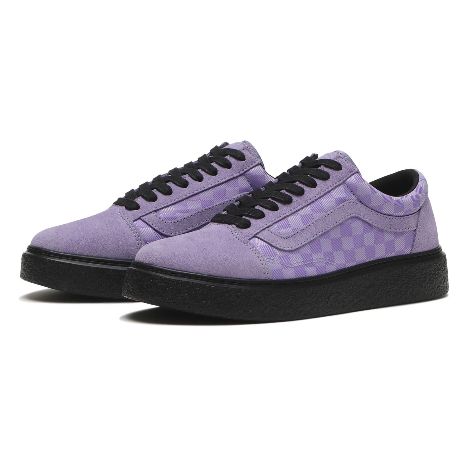 【VANS】 ヴァンズ OLD SKOOL CRP オールドスクール CRP V36 CRP CHK GREEN/BLACK PURPLE/BLACK
