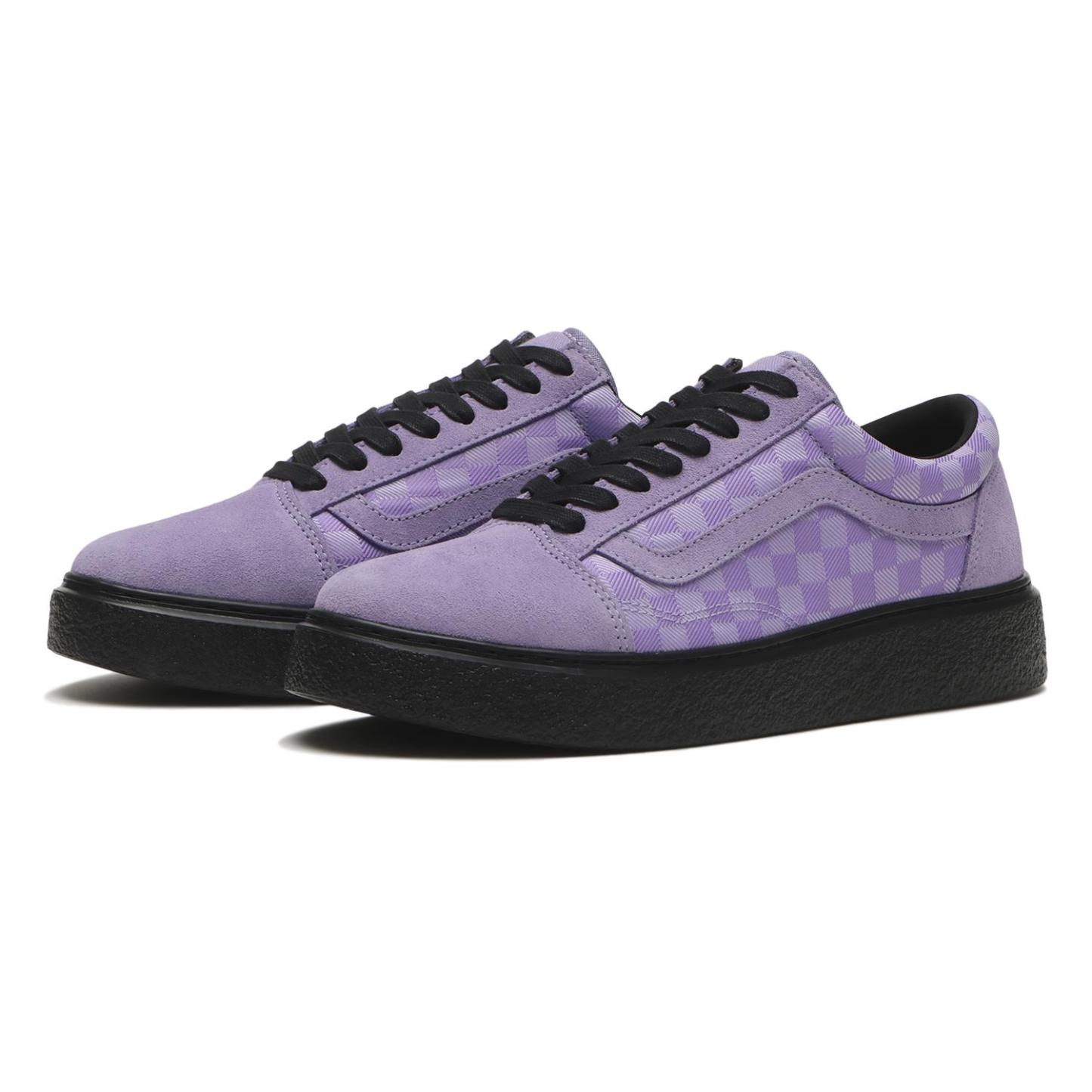 【VANS】 ヴァンズ OLD SKOOL CRP オールドスクール CRP V36 CRP CHK GREEN/BLACK PURPLE/BLACK