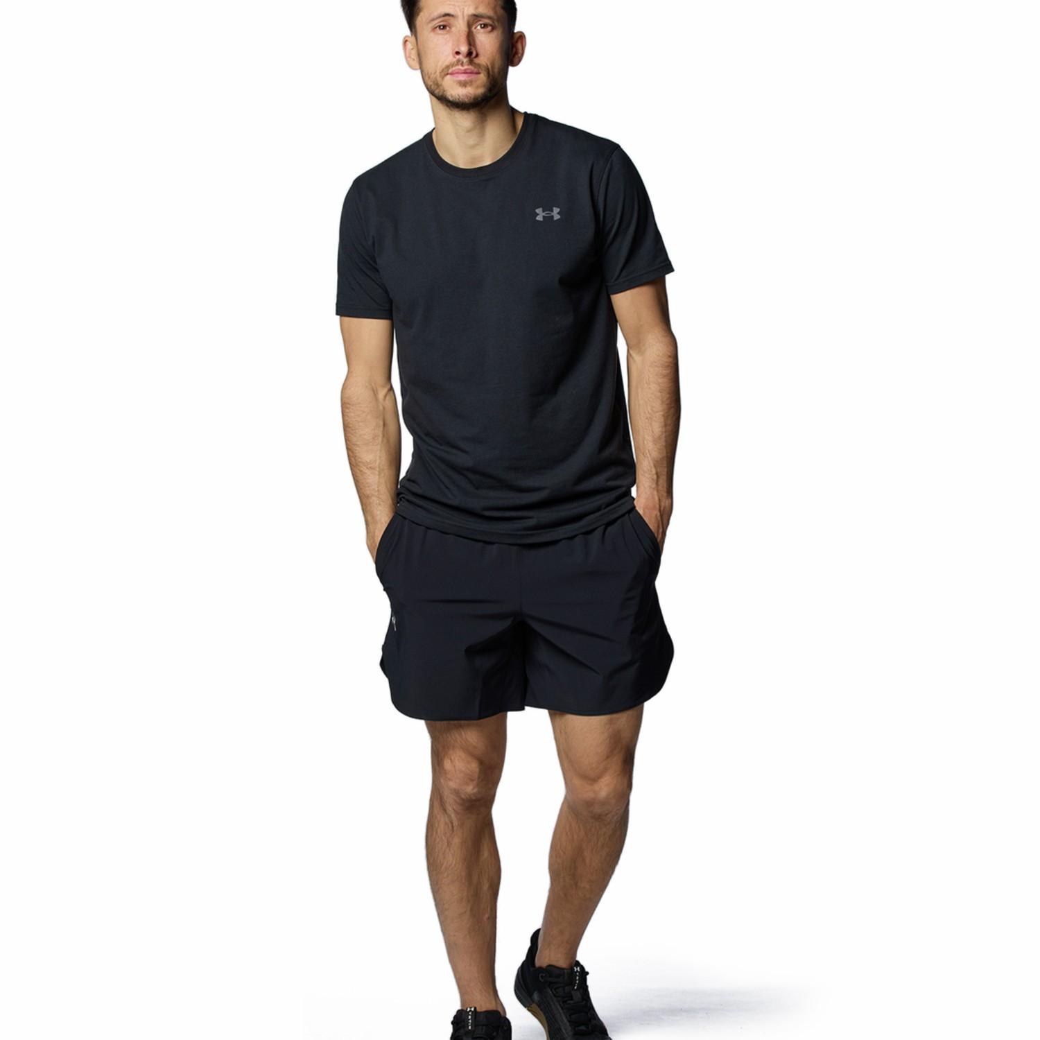 【UNDER ARMOUR】 アンダーアーマー M PERFORMANCE COTTON SS TEE ショートスリーブ 1384805 100WHT 001BLK