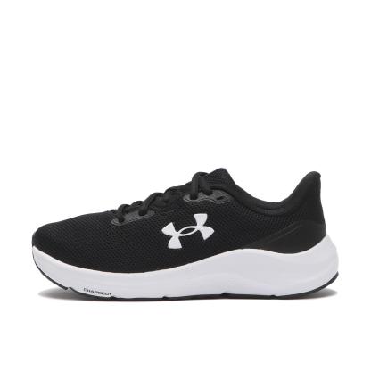 【UNDER ARMOUR】 アンダーアーマー W UA Charged Pursuit 4 チャージドパスート4 3028261 ABC-MART限定 001BLK/BLK/WHT 001BLK/BLK/WHT
