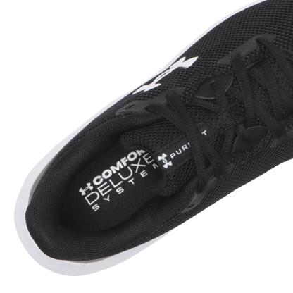 【UNDER ARMOUR】 アンダーアーマー W UA Charged Pursuit 4 チャージドパスート4 3028261 ABC-MART限定 001BLK/BLK/WHT 001BLK/BLK/WHT