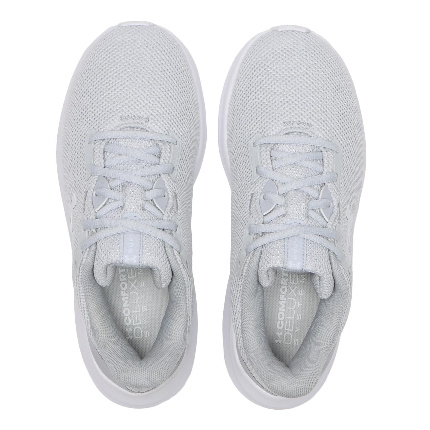 【UNDER ARMOUR】 アンダーアーマー W UA Charged Pursuit 4 チャージドパスート4 3028261 ABC-MART限定 001BLK/BLK/WHT 014HGY/MGA/WHT
