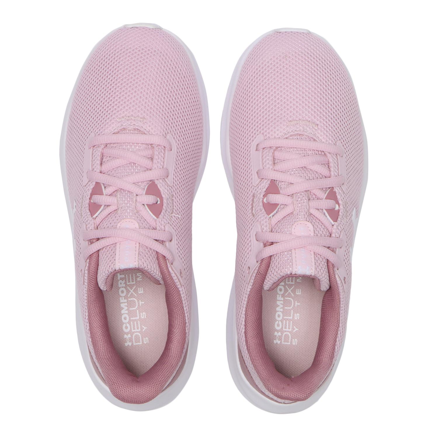 【UNDER ARMOUR】 アンダーアーマー W UA Charged Pursuit 4 チャージドパスート4 3028261 ABC-MART限定 001BLK/BLK/WHT 647PMP/PEX/WHT