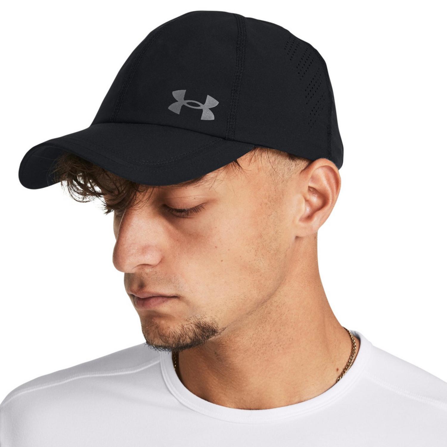 【UNDER ARMOURウェア】 アンダーアーマーウェア M ISO-CHILL ADJUSTABLE CAP M ISO-CHILL ADJUSTABLE CAP 1383477 100WHITE 001BLK