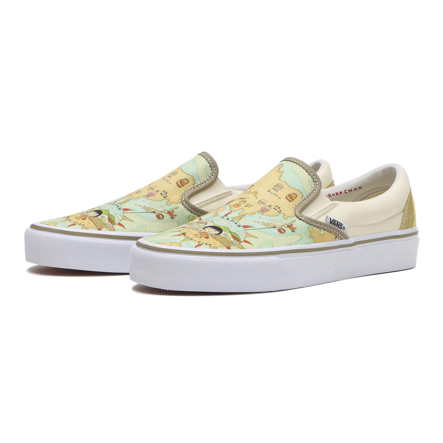 【VANS】 ヴァンズ SLIP ON スリッポン V98CF MARUKO CHIZU/NATURAL CHIZU/NATURAL