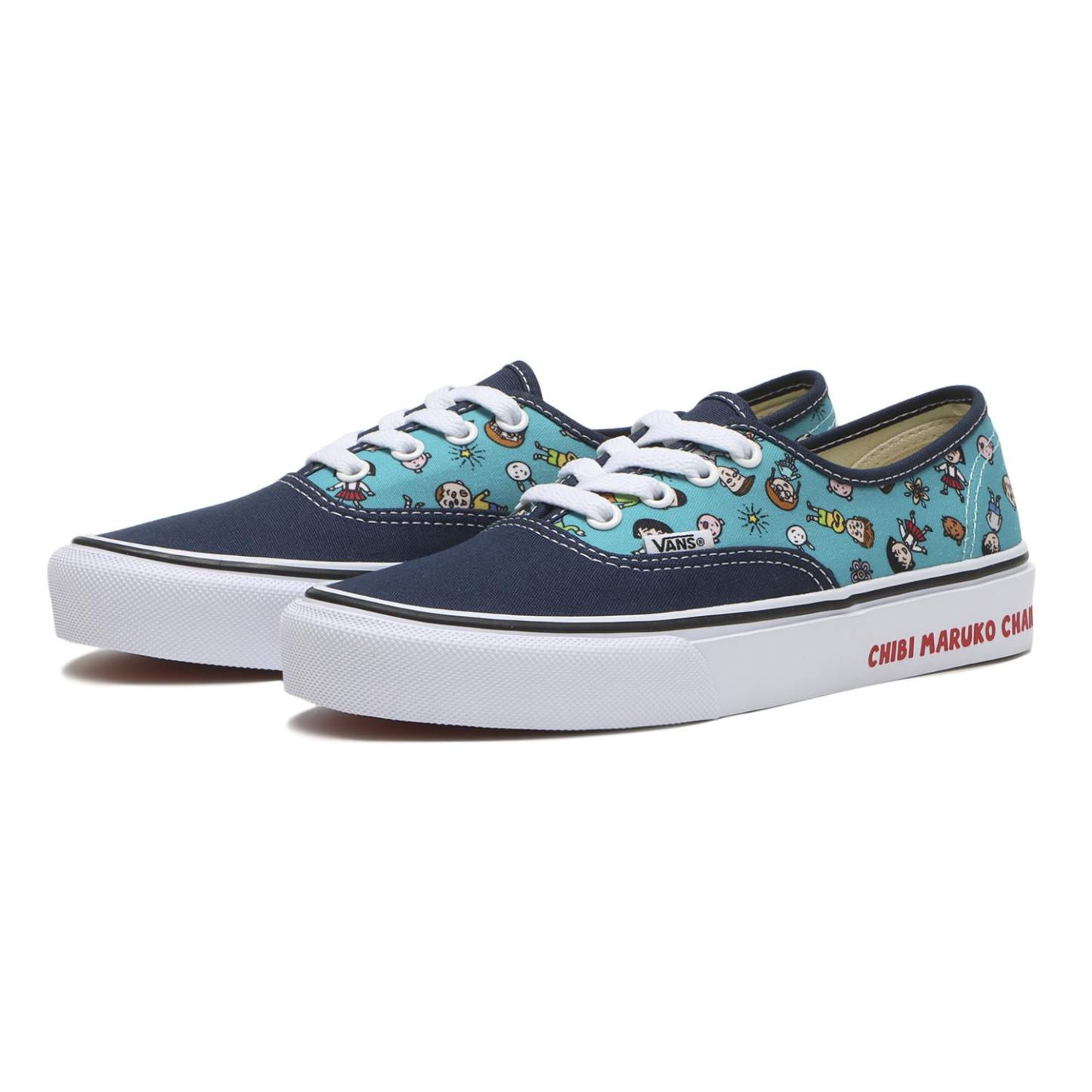 【VANS】 ヴァンズ AUTHENTIC オーセンティック V44CF MARUKO NAVY/MULTI NAVY/MULTI