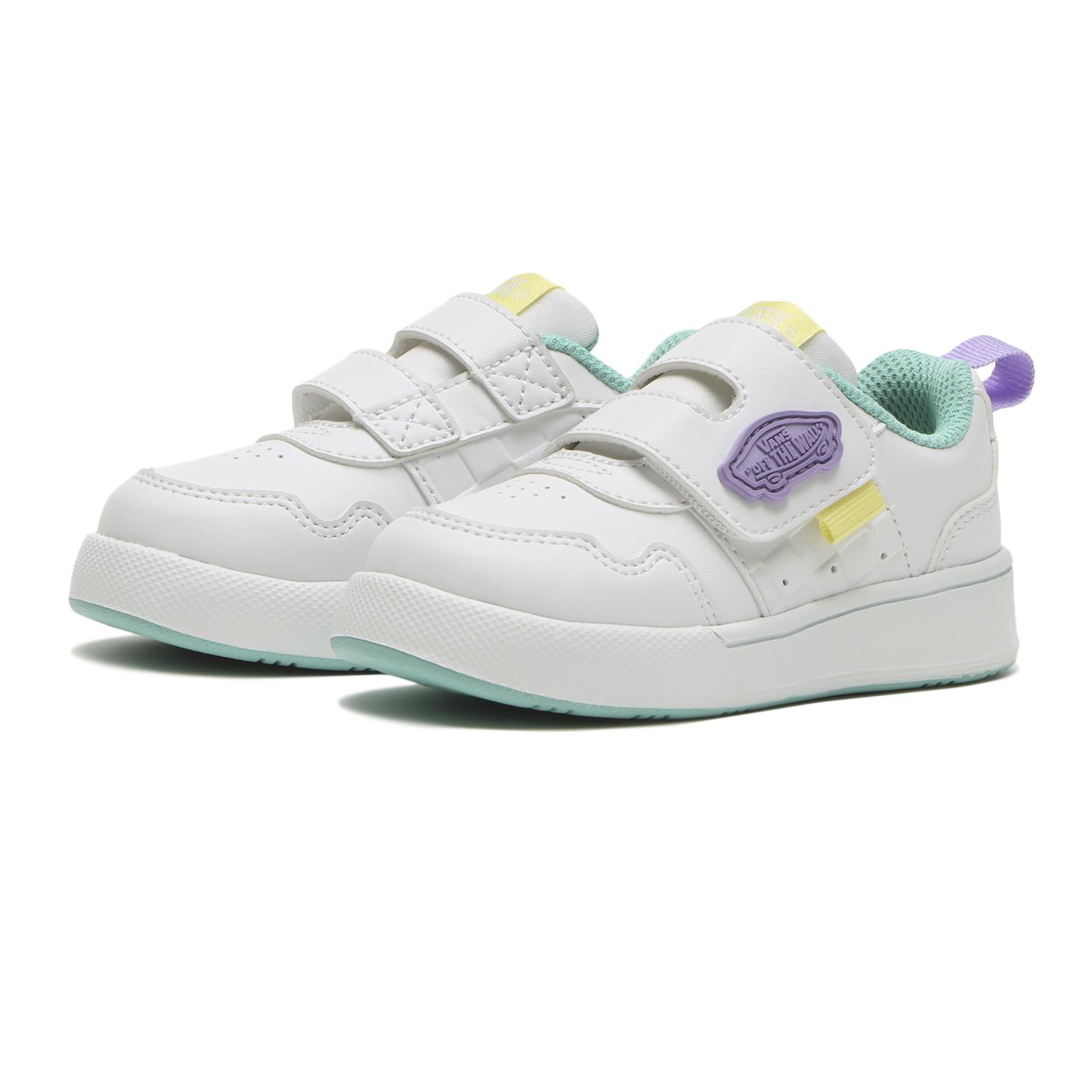ベビー 【VANS】 ヴァンズ 12-165(H) RIGIDA リジダ V2920B PTC PINK/WHITE WHITE/MULTI