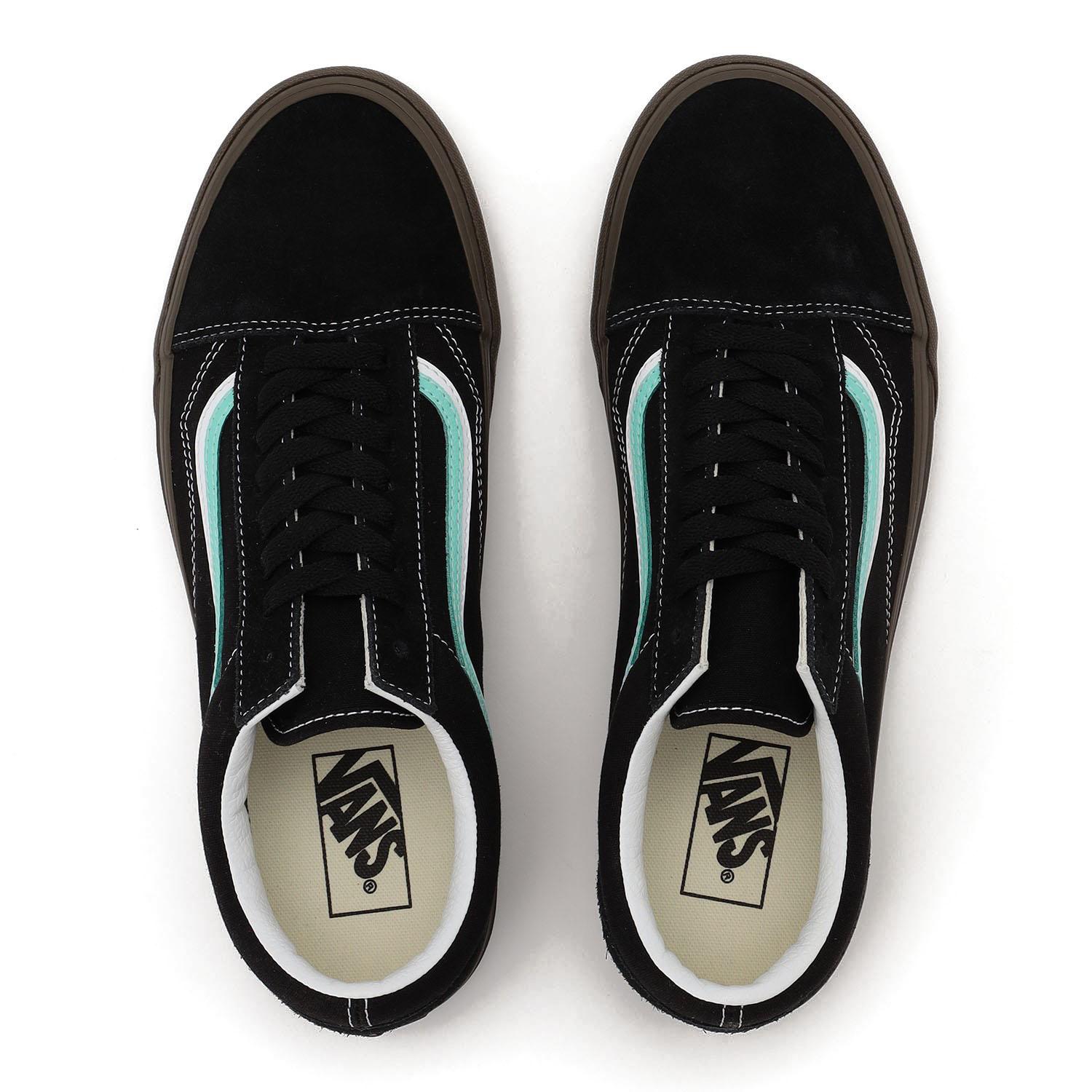 【VANS】 ヴァンズ OLD SKOOL DS オールドスクール DS VN000EG8HJL *BLACK/ARUBA BL *BLACK/ARUBA BL