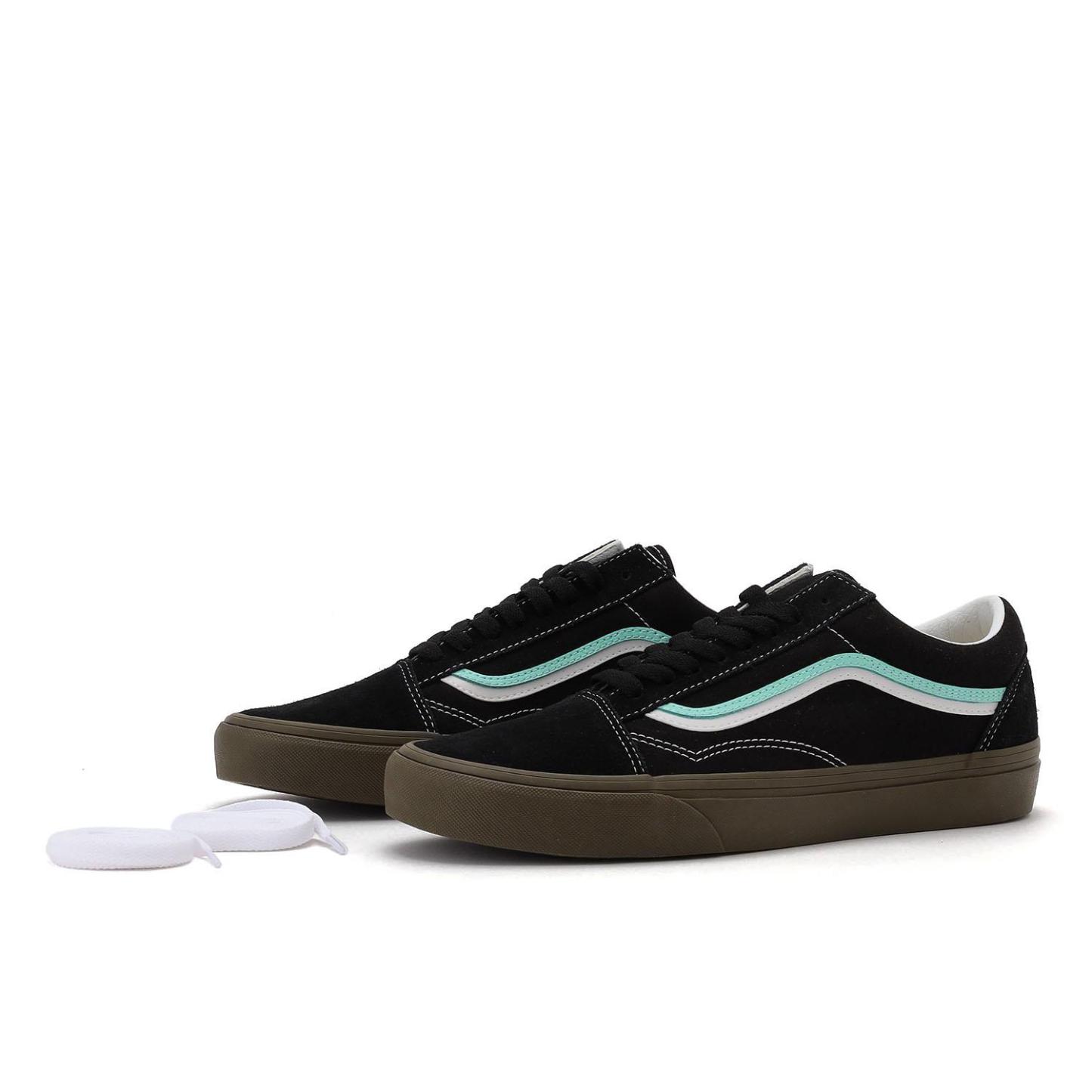 【VANS】 ヴァンズ OLD SKOOL DS オールドスクール DS VN000EG8HJL *BLACK/ARUBA BL *BLACK/ARUBA BL