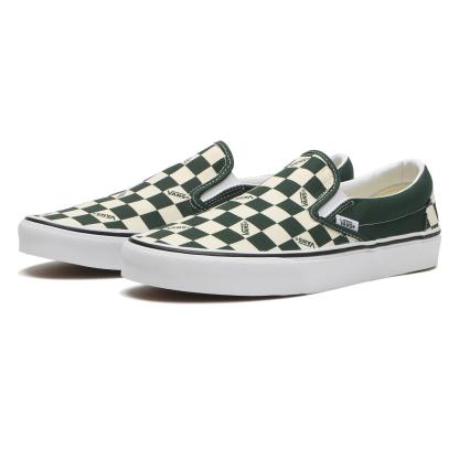 【VANS】 ヴァンズ CLASSIC SLIP-ON スリッポン VN000DAHEME VANS CHK EMERAL VANS CHK EMERAL