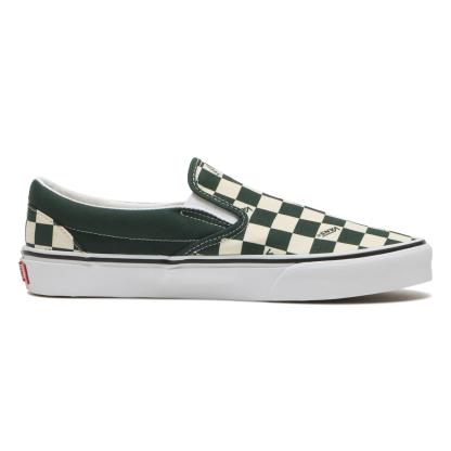 【VANS】 ヴァンズ CLASSIC SLIP-ON スリッポン VN000DAHEME VANS CHK EMERAL VANS CHK EMERAL