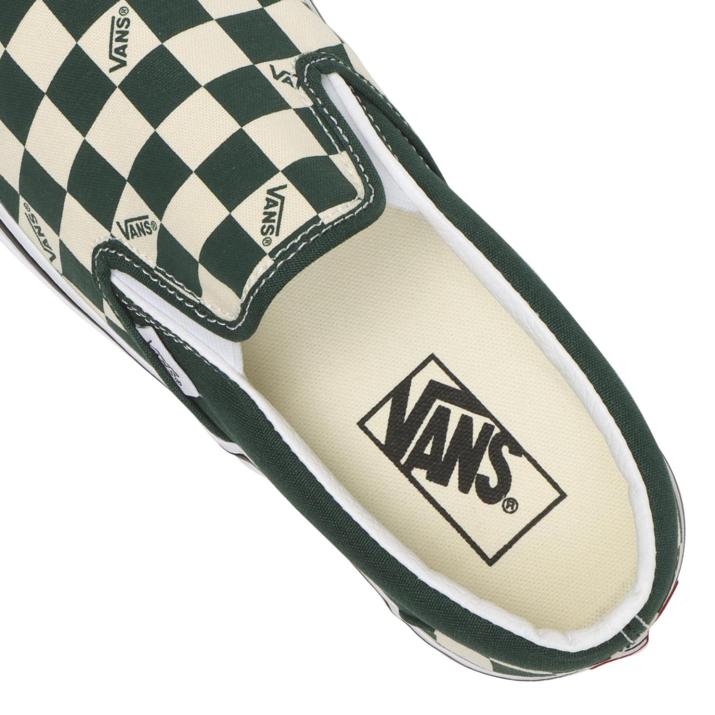 【VANS】 ヴァンズ CLASSIC SLIP-ON スリッポン VN000DAHEME VANS CHK EMERAL VANS CHK EMERAL