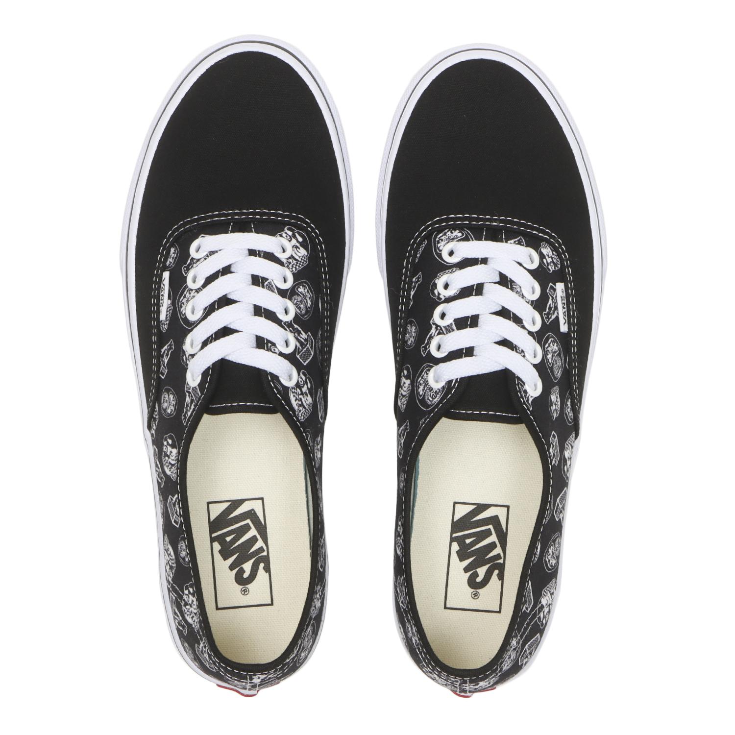 【VANS】 ヴァンズ AUTHENTIC オーセンティック V44CF JP.PTN BLACK/WHITE BLACK/WHITE