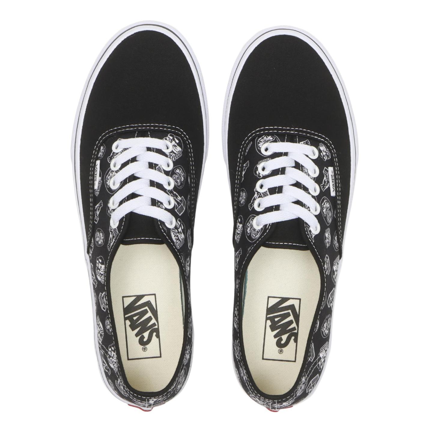 【VANS】 ヴァンズ AUTHENTIC オーセンティック V44CF JP.PTN BLACK/WHITE BLACK/WHITE