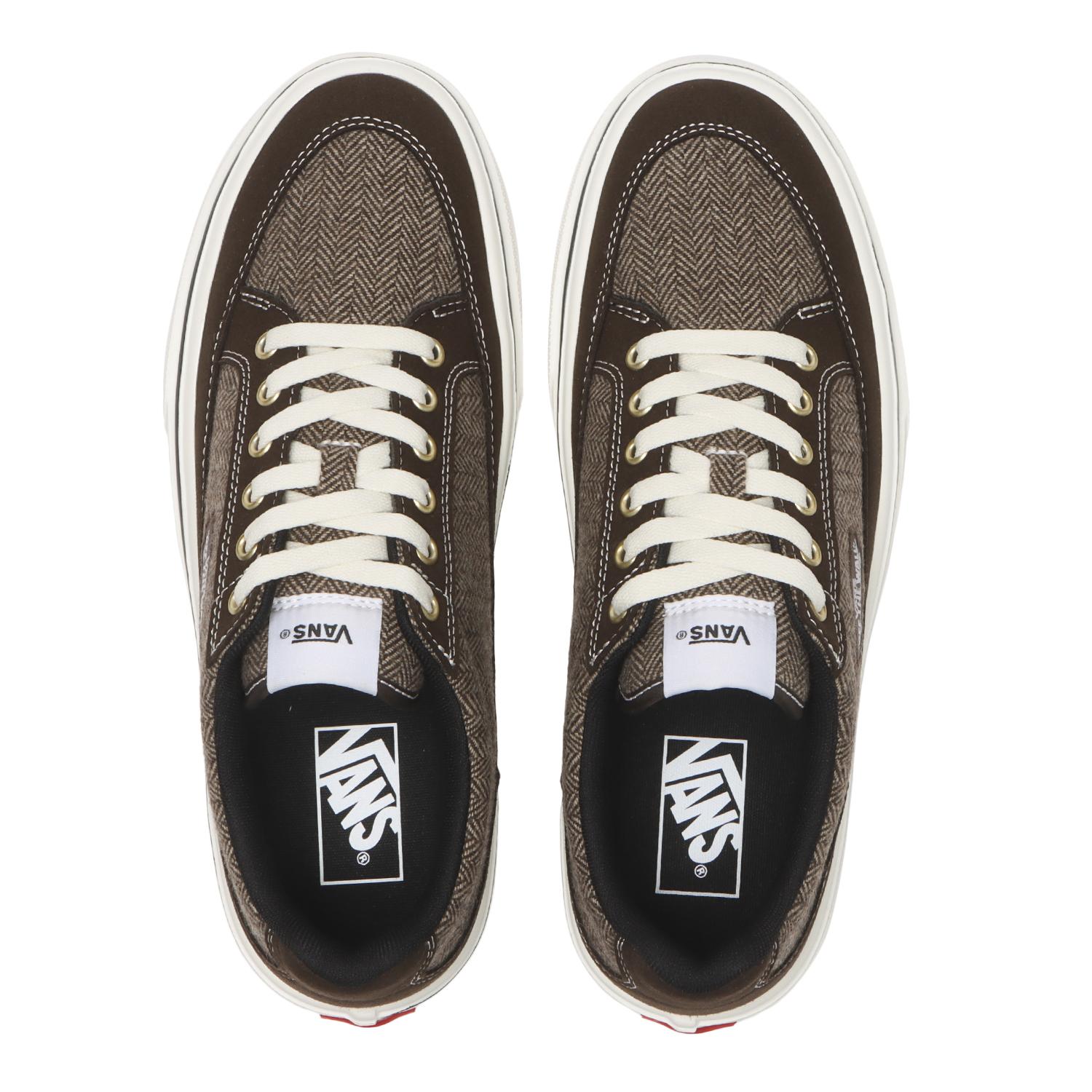 【VANS】 ヴァンズ FINN フィン V3938 TWD BLACK/WHITE BROWN/WHITE