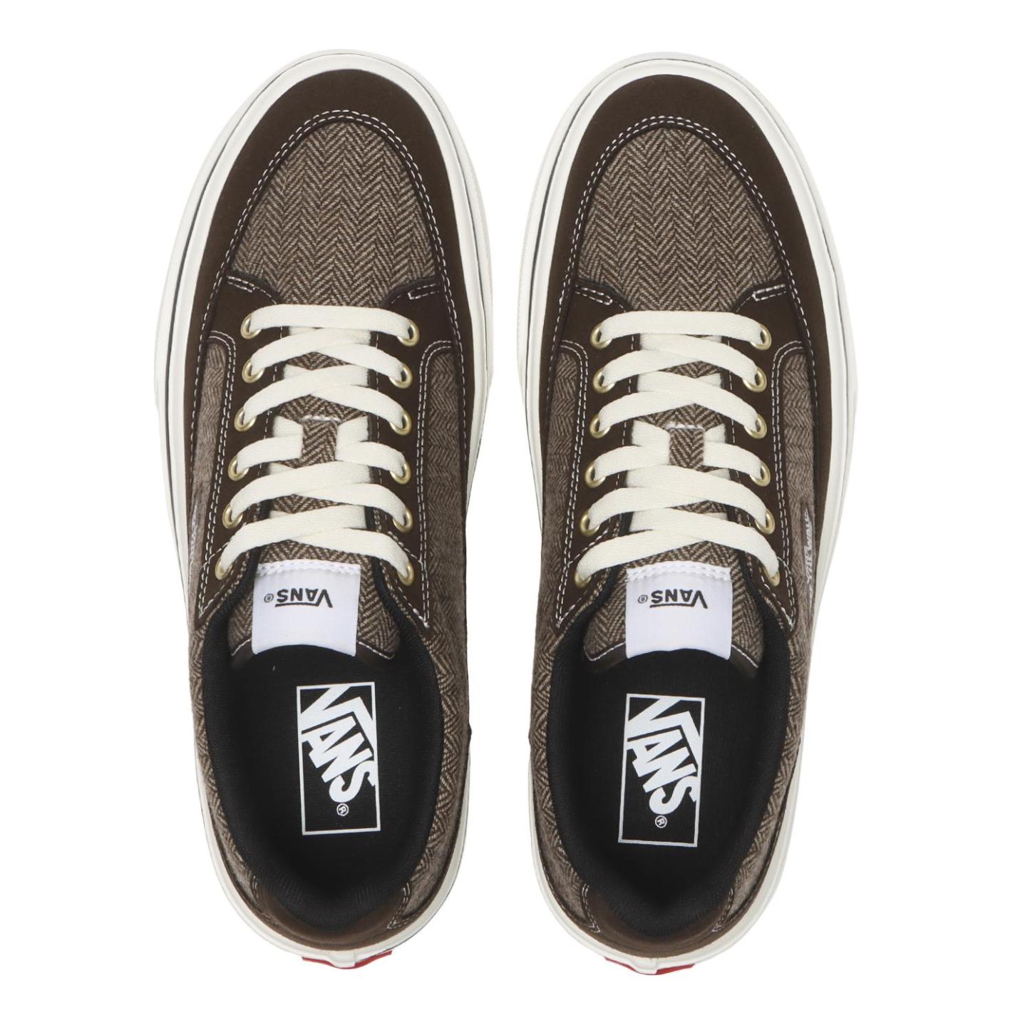 【VANS】 ヴァンズ FINN フィン V3938 TWD BLACK/WHITE BROWN/WHITE
