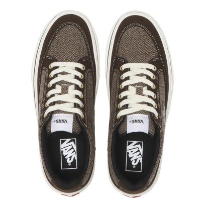 【VANS】 ヴァンズ FINN フィン V3938 TWD BLACK/WHITE BROWN/WHITE