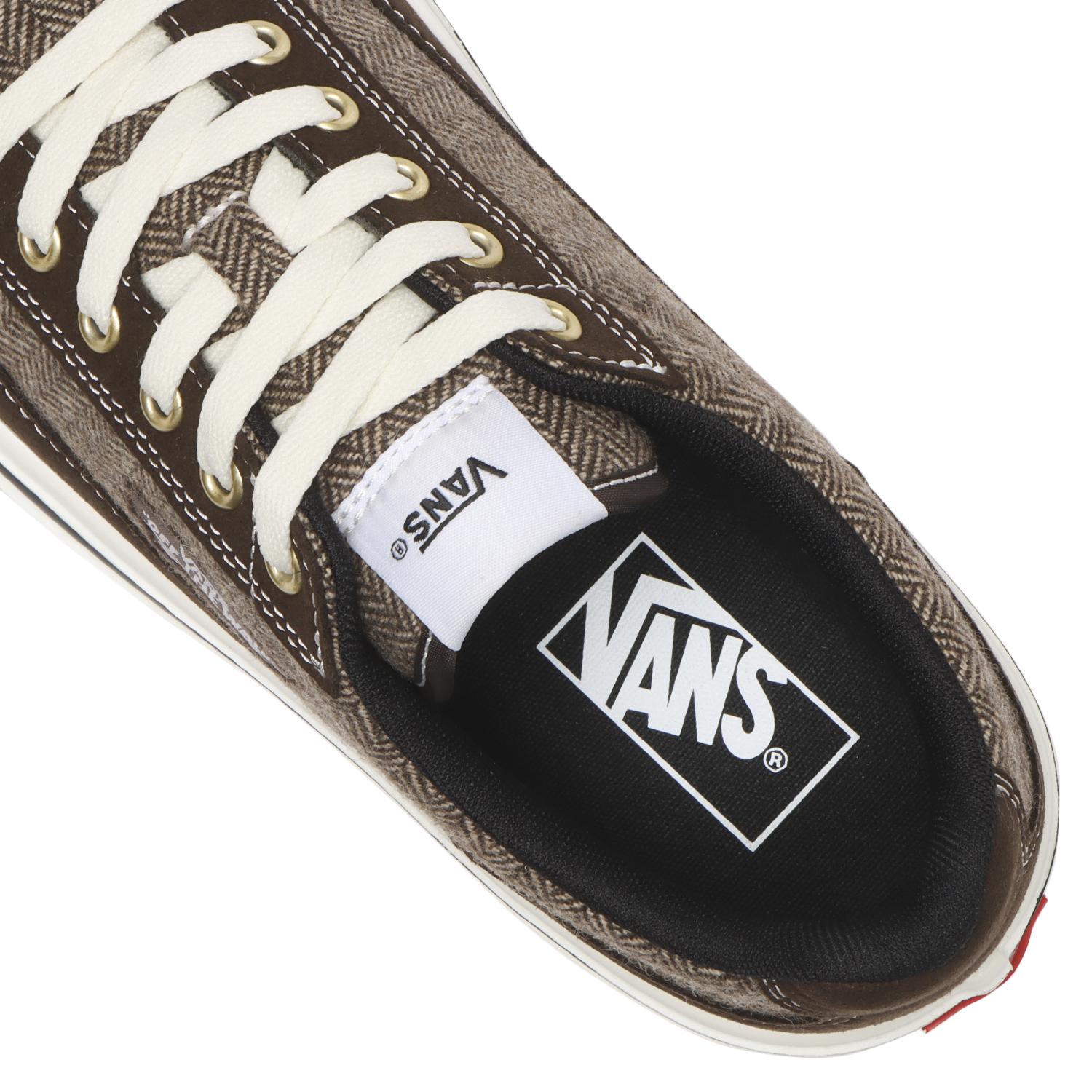 【VANS】 ヴァンズ FINN フィン V3938 TWD BLACK/WHITE BROWN/WHITE