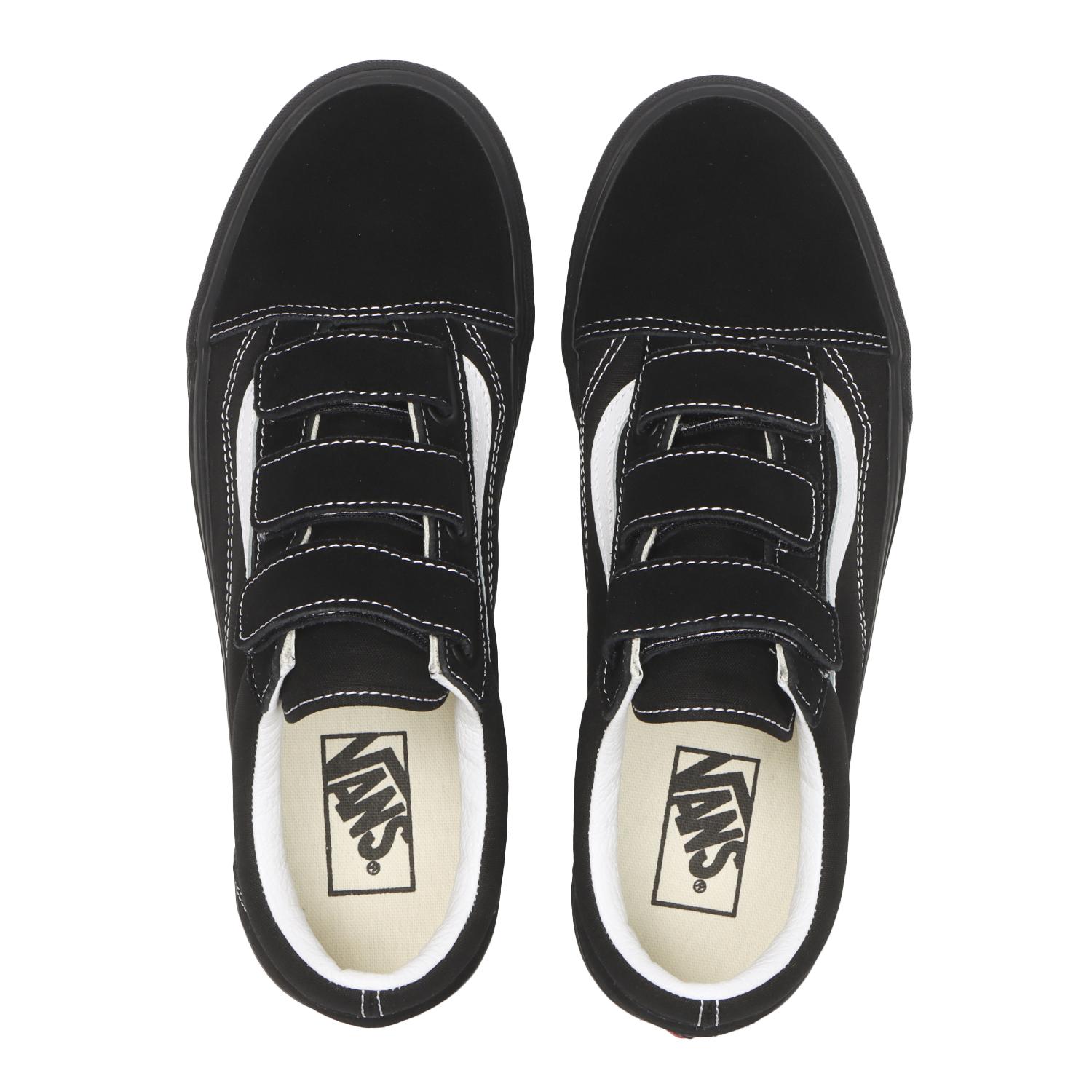 【VANS】 ヴァンズ OLD SKOOL V オールドスクール V VN000V34BM8 *S.CANVAS BLACK *S.CANVAS BLACK