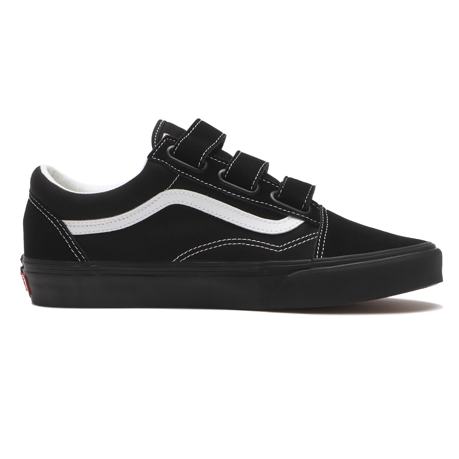 【VANS】 ヴァンズ OLD SKOOL V オールドスクール V VN000V34BM8 *S.CANVAS BLACK *S.CANVAS BLACK