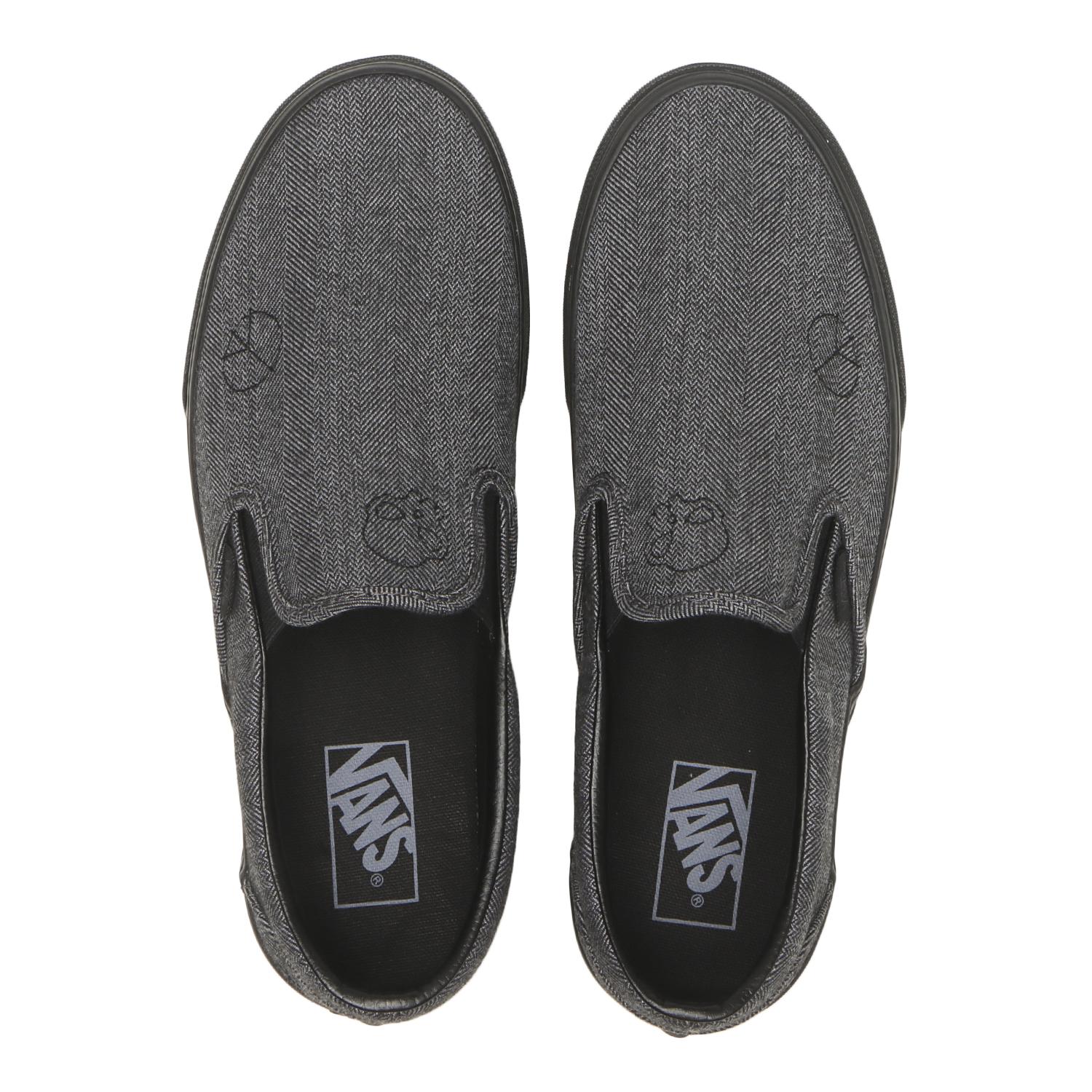 【VANS】 ヴァンズ CLASSIC SLIP-ON スリッポン VN000BVZ239 WOOL GRAY/BLK WOOL GRAY/BLK