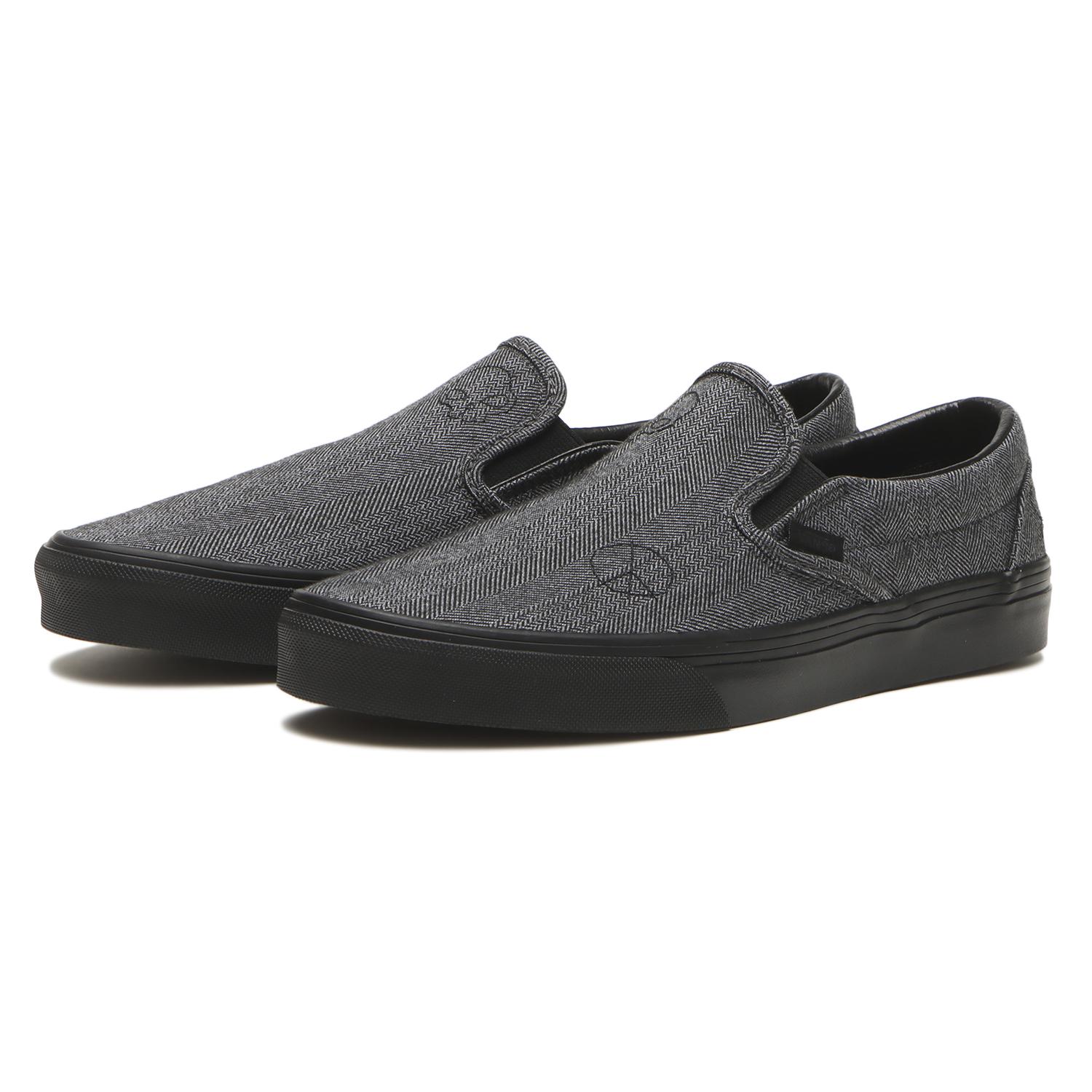 【VANS】 ヴァンズ CLASSIC SLIP-ON スリッポン VN000BVZ239 WOOL GRAY/BLK WOOL GRAY/BLK