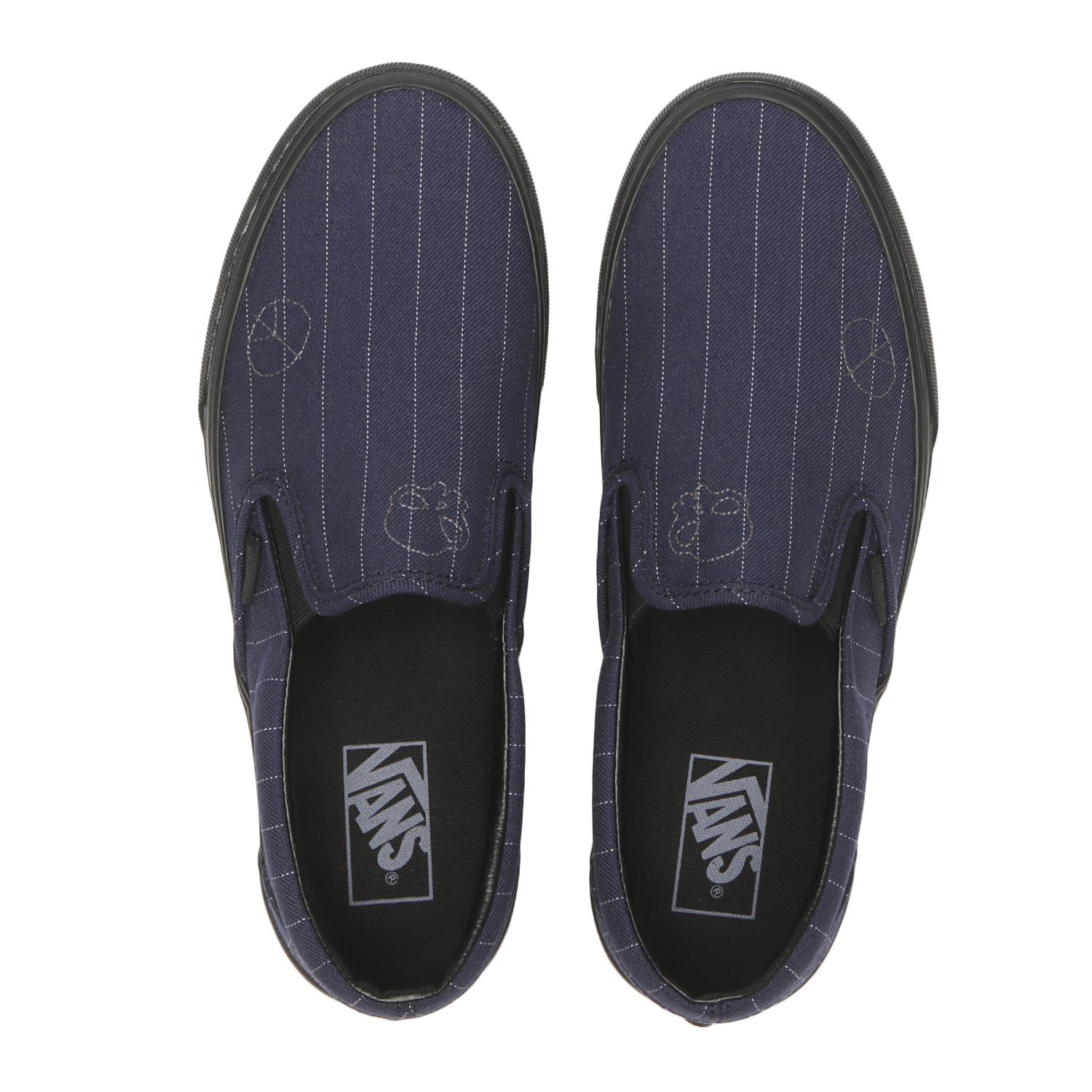【VANS】 ヴァンズ CLASSIC SLIP-ON スリッポン VN000BVZNGV WOOL NAVY/BLK WOOL NAVY/BLK