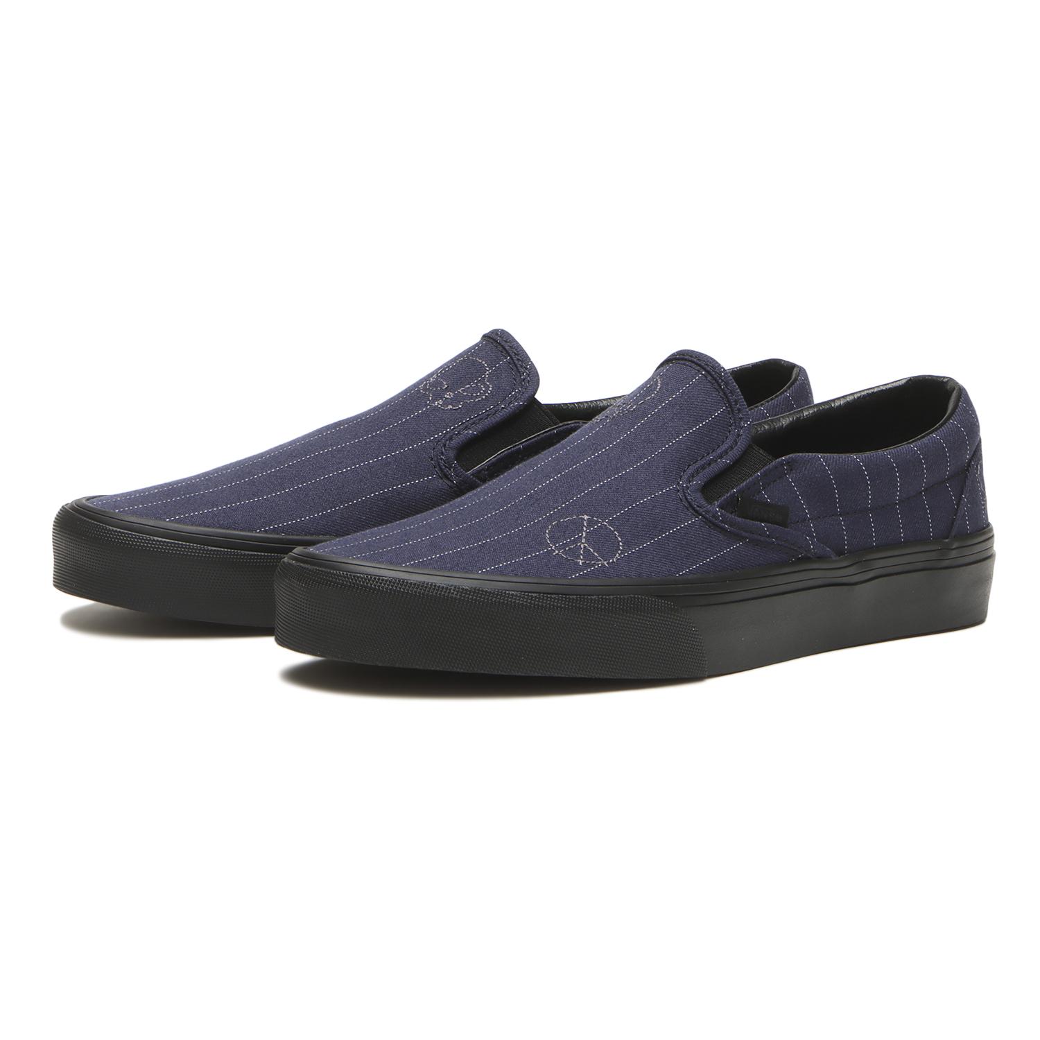 【VANS】 ヴァンズ CLASSIC SLIP-ON スリッポン VN000BVZNGV WOOL NAVY/BLK WOOL NAVY/BLK
