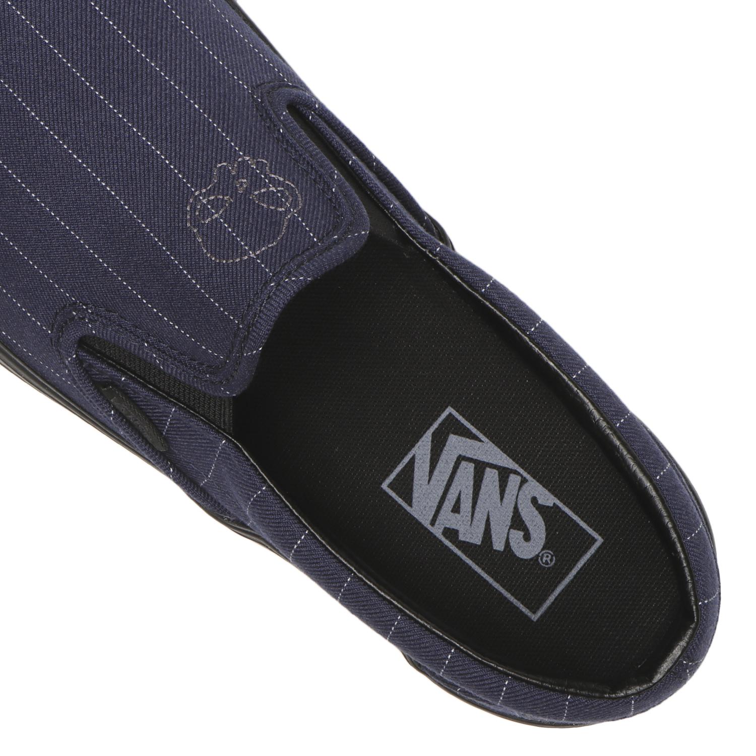 【VANS】 ヴァンズ CLASSIC SLIP-ON スリッポン VN000BVZNGV WOOL NAVY/BLK WOOL NAVY/BLK