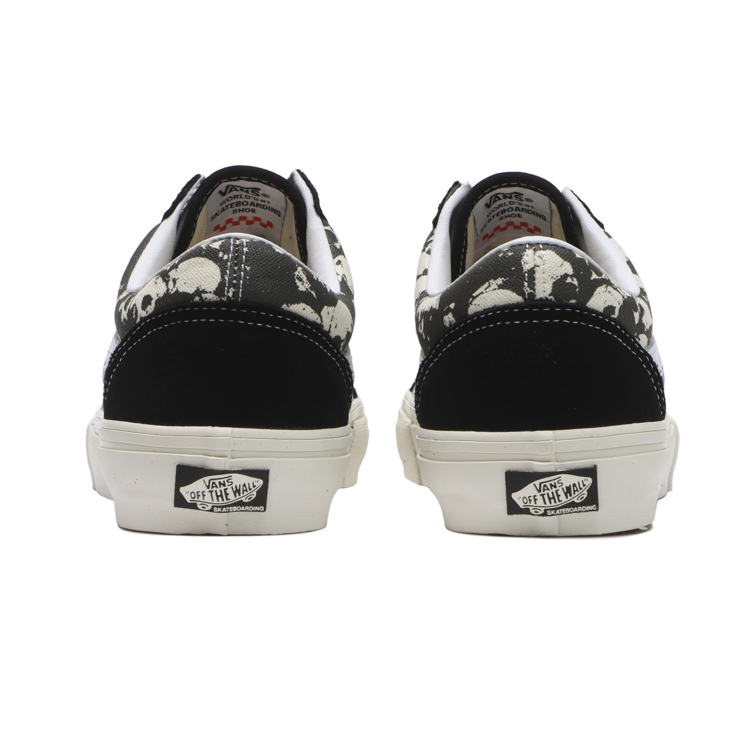 【VANS】 ヴァンズ SKATE OLD SKOOL スケートオールドスクール VN000EDN9X1 S.PILE BK/WT/G S.PILE BK/WT/G