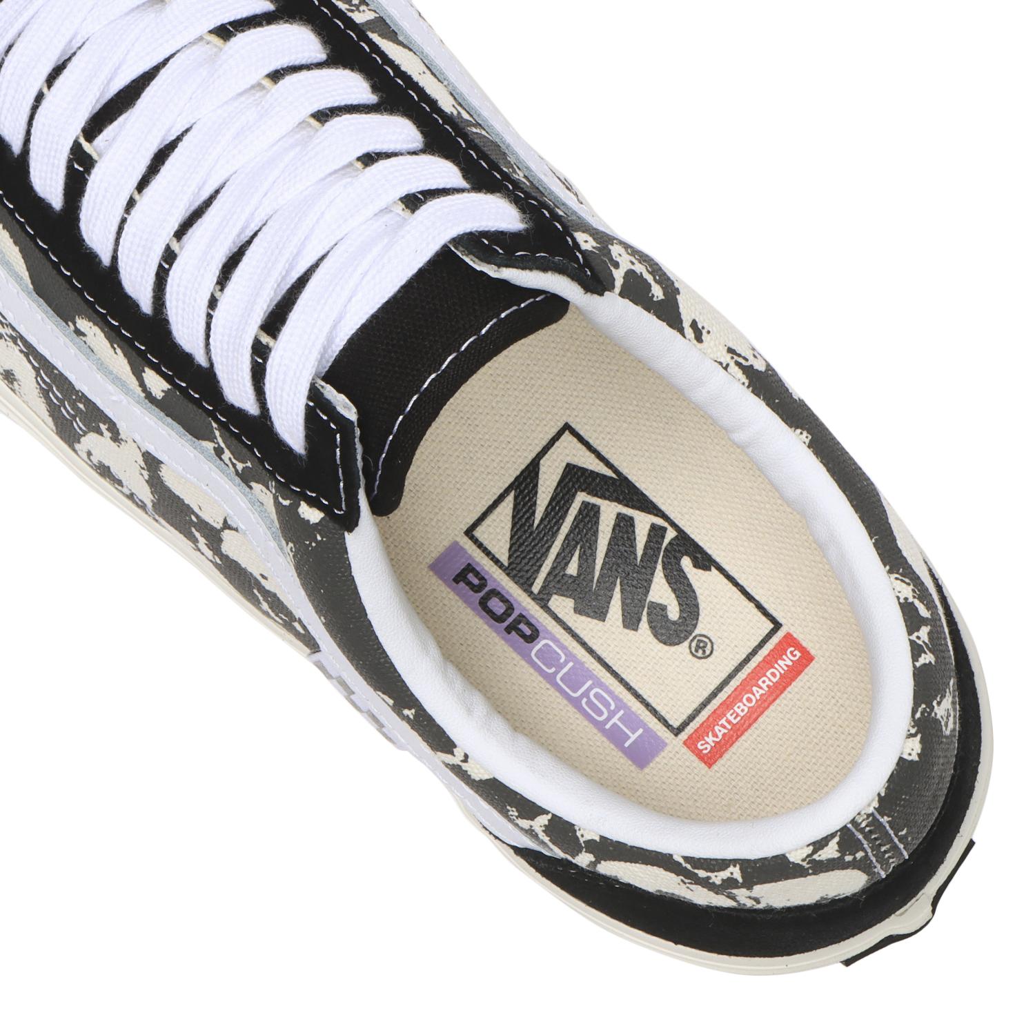 【VANS】 ヴァンズ SKATE OLD SKOOL スケートオールドスクール VN000EDN9X1 S.PILE BK/WT/G S.PILE BK/WT/G