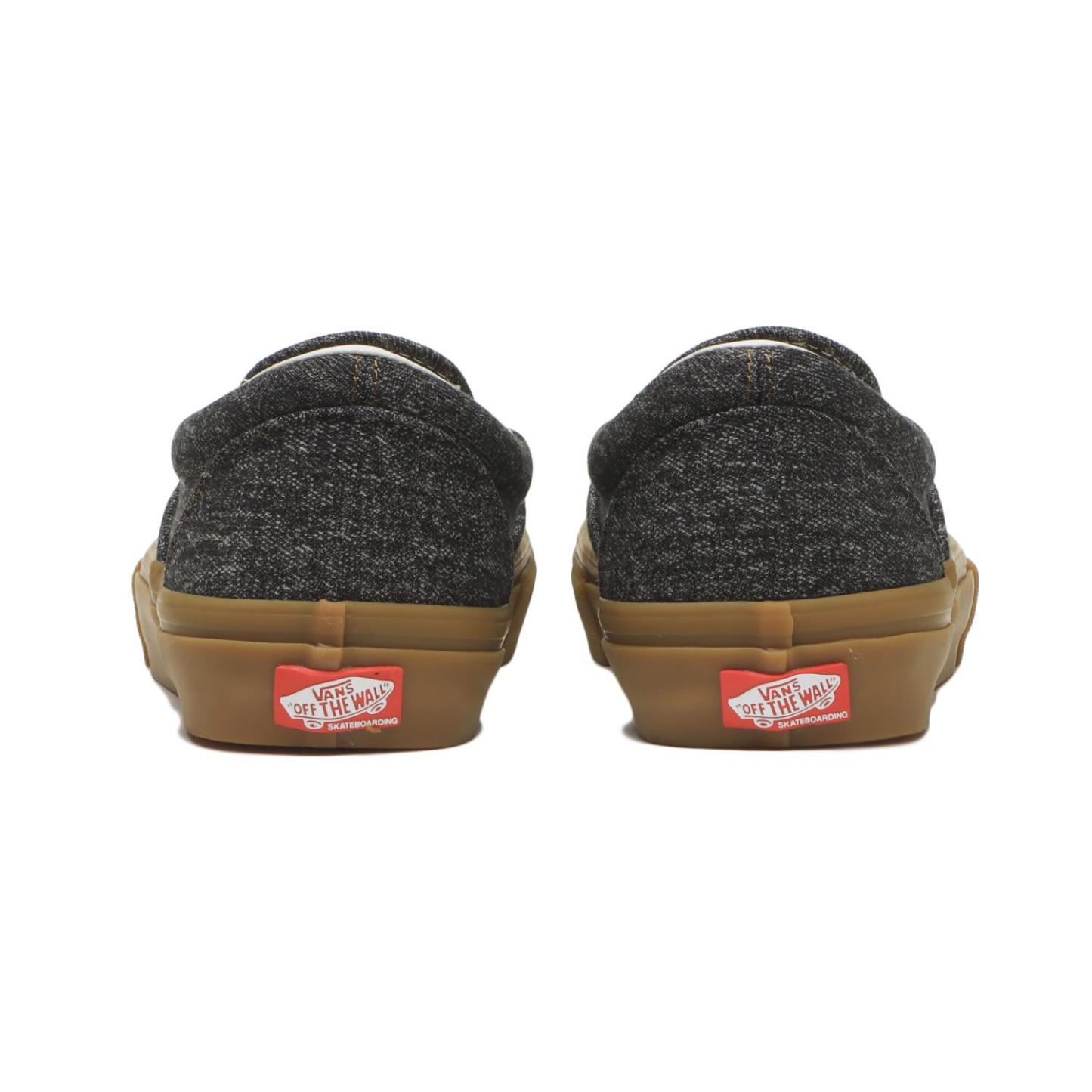 【VANS】 ヴァンズ SKATE SLIP-ON スケートスリッポン VN0A5FCAQ47 BLACK DENIM BLACK DENIM