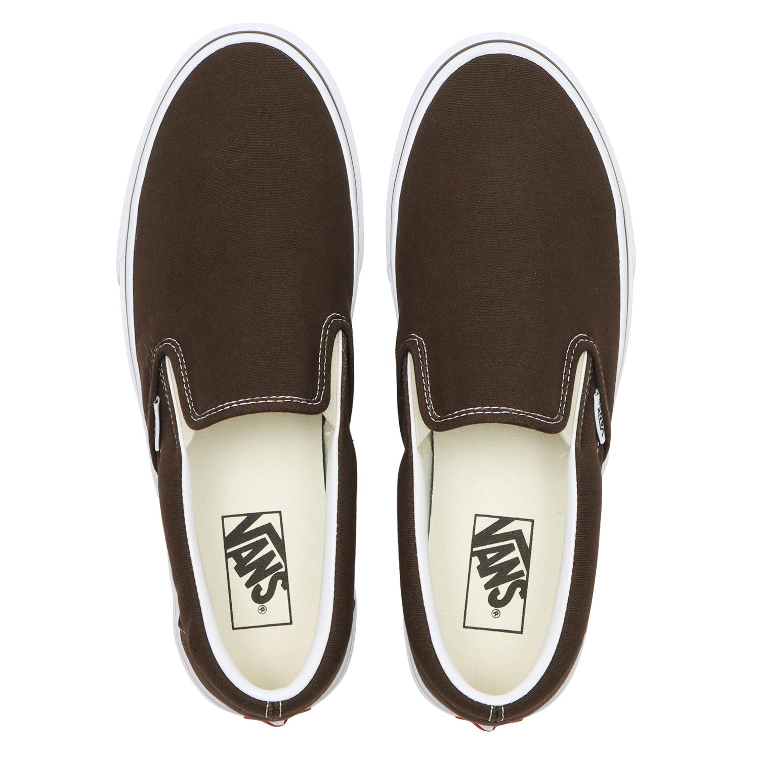 【VANS】 ヴァンズ SLIP ON スリッポン V98CLA M.BLACK(RB) P.BROWN