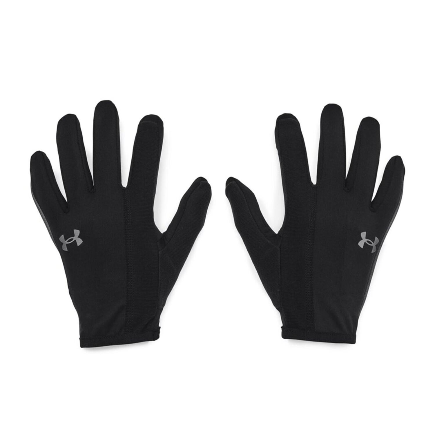 【UNDER ARMOUR】 アンダーアーマー M STORM RUN LINER GLOVES グローブ 1377510 001BLK/BLK 001BLK/BLK