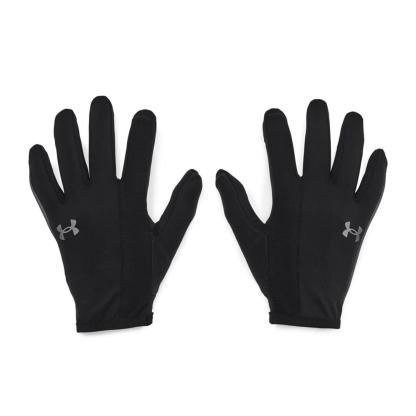 【UNDER ARMOUR】 アンダーアーマー M STORM RUN LINER GLOVES グローブ 1377510 001BLK/BLK 001BLK/BLK