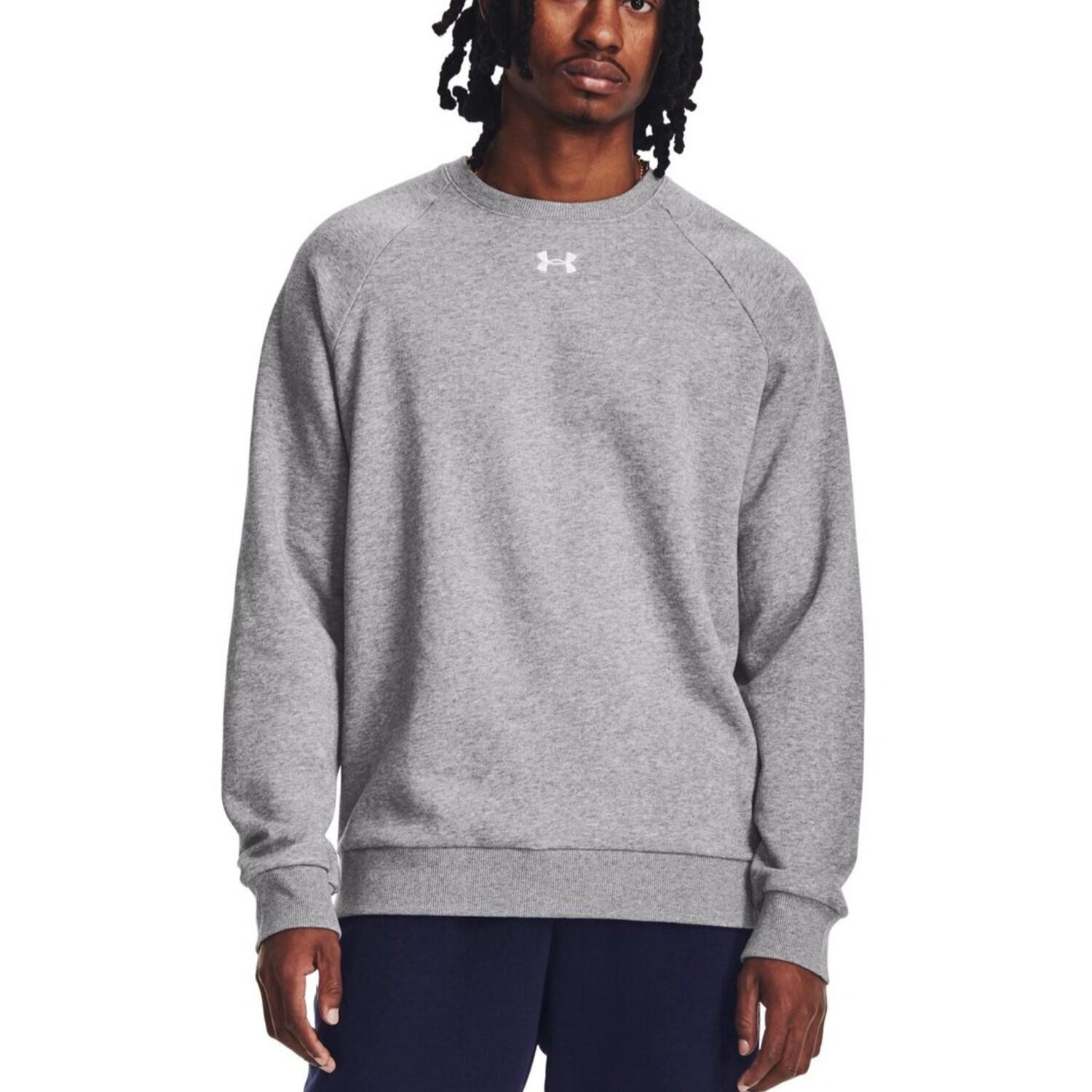 【UNDER ARMOUR】 アンダーアーマー M Rival Fleece Crew スウェット 1379755 001BLK/WHT 025CTR/WHT