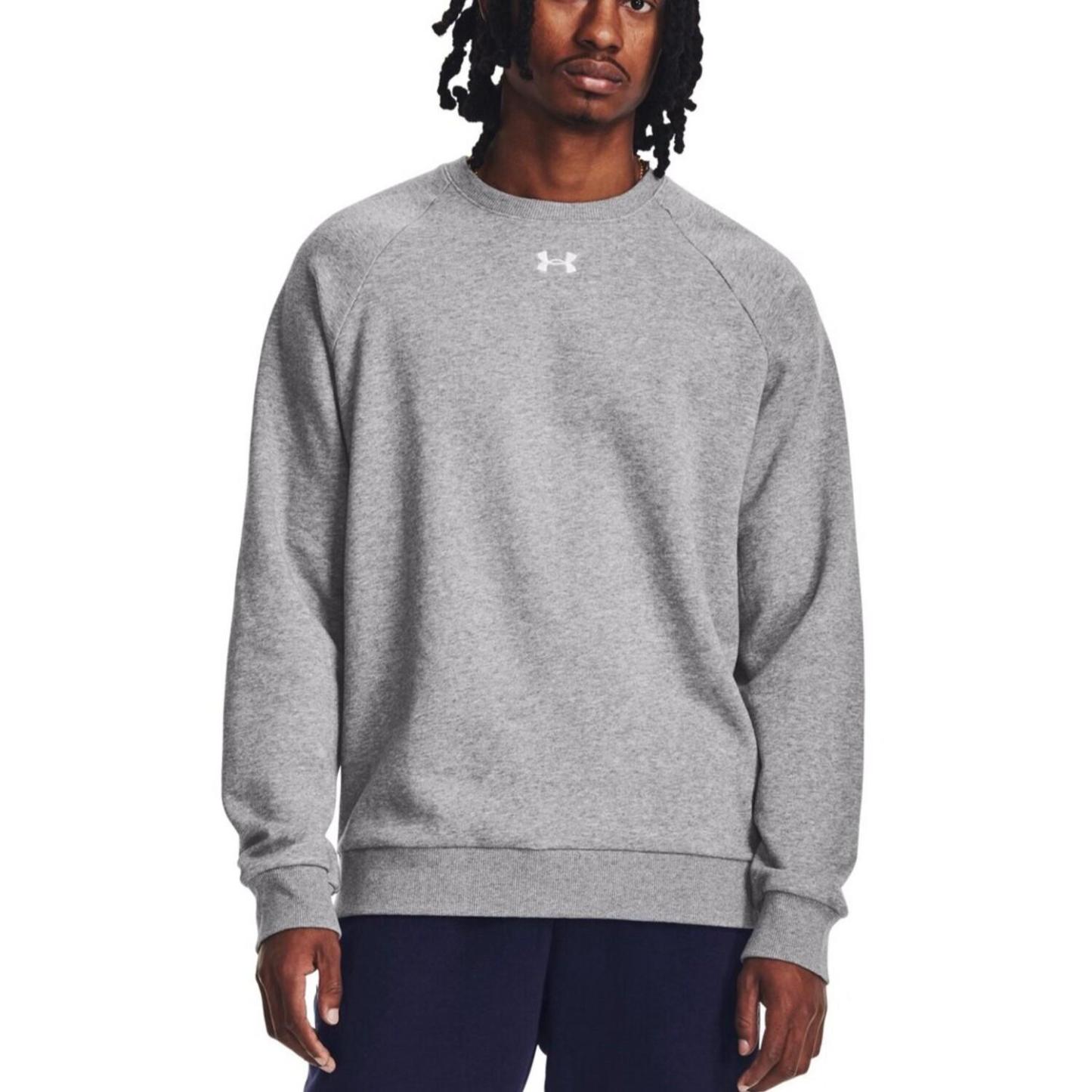 【UNDER ARMOUR】 アンダーアーマー M Rival Fleece Crew スウェット 1379755 001BLK/WHT 025CTR/WHT