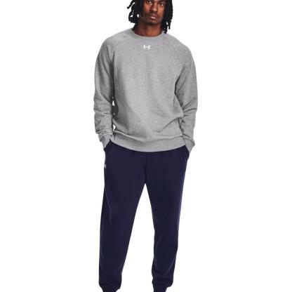 【UNDER ARMOUR】 アンダーアーマー M Rival Fleece Crew スウェット 1379755 001BLK/WHT 025CTR/WHT