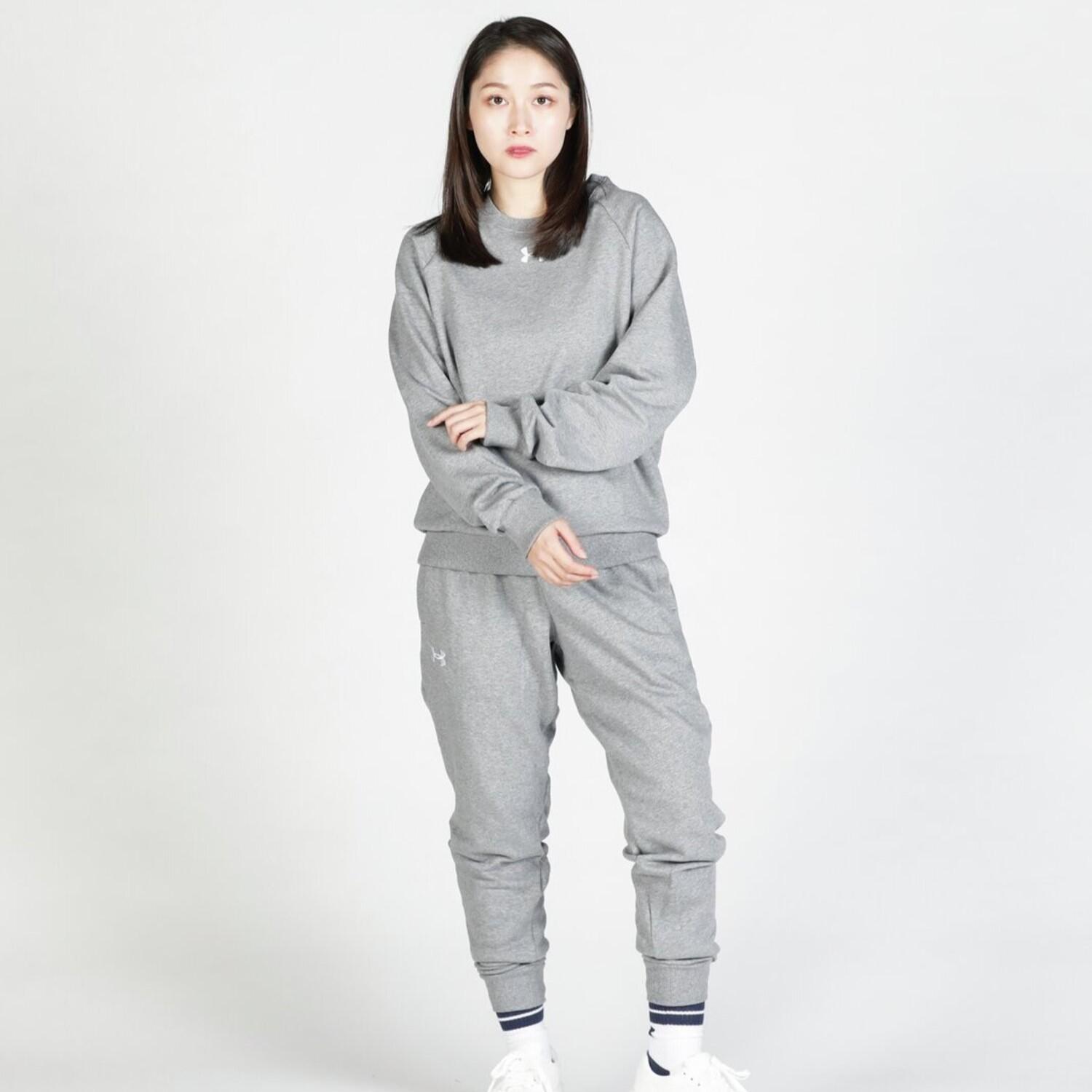 【UNDER ARMOUR】 アンダーアーマー M Rival Fleece Crew スウェット 1379755 001BLK/WHT 025CTR/WHT