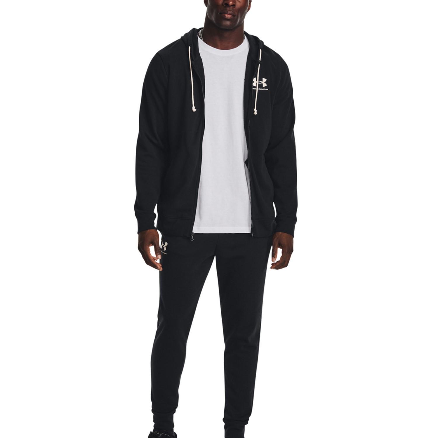【UNDER ARMOUR】 アンダーアーマー M RIVAL TERRY JOGGER PANTS ロングパンツ 1380843 001BLK/OXW 001BLK/OXW