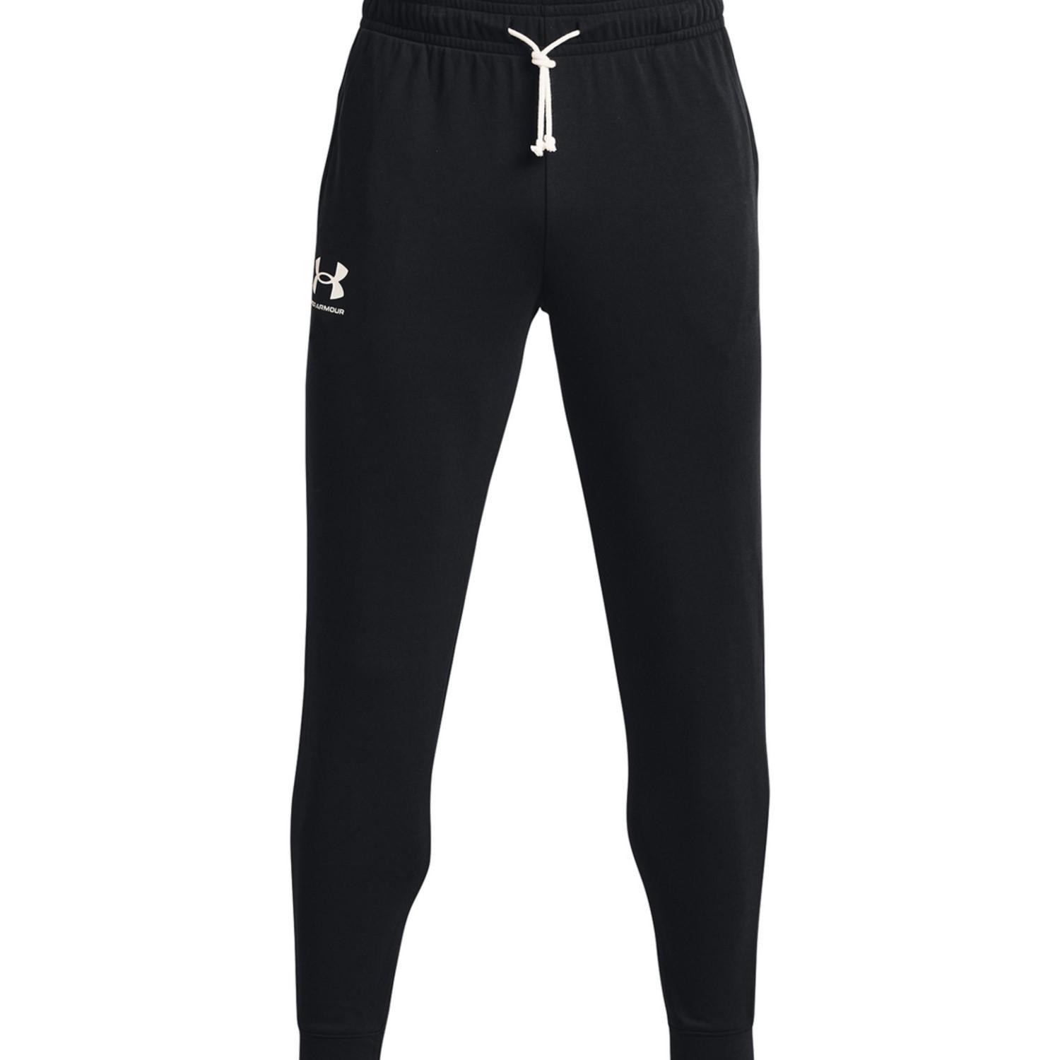 【UNDER ARMOUR】 アンダーアーマー M RIVAL TERRY JOGGER PANTS ロングパンツ 1380843 001BLK/OXW 001BLK/OXW