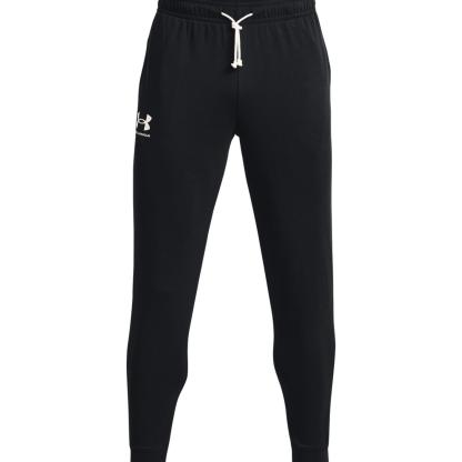 【UNDER ARMOUR】 アンダーアーマー M RIVAL TERRY JOGGER PANTS ロングパンツ 1380843 001BLK/OXW 001BLK/OXW