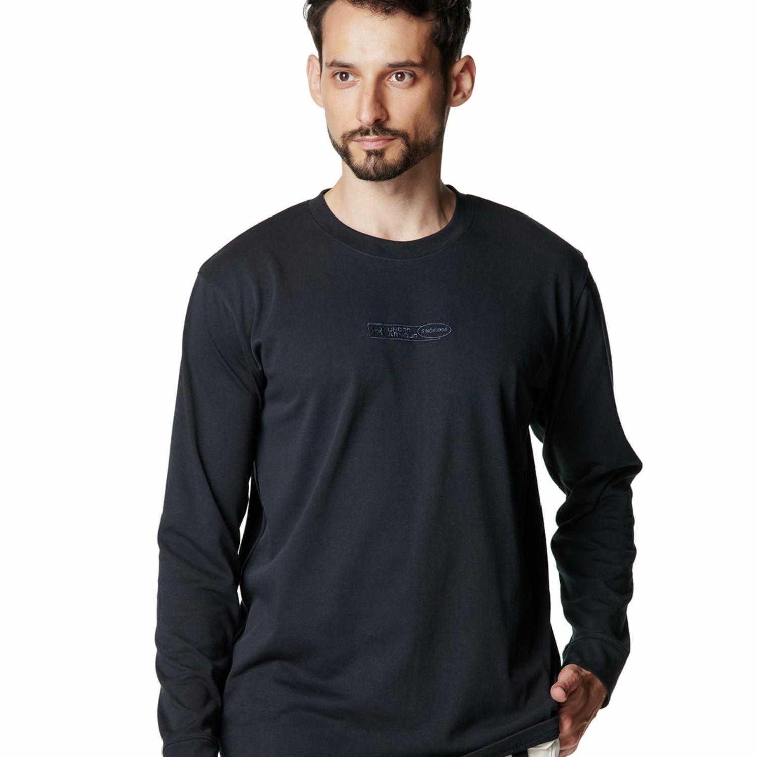 【UNDER ARMOUR】 アンダーアーマー M HW LOGO GRAPHIC LS T ロングスリーブ 6007833 001BLK 001BLK