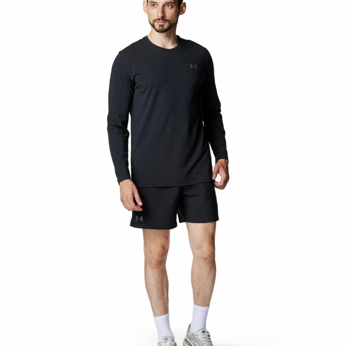 【UNDER ARMOUR】 アンダーアーマー M PERFORMANCE COTTON LS T M PERFORMANCE COTTON LS T 6007849 001BLK 001BLK