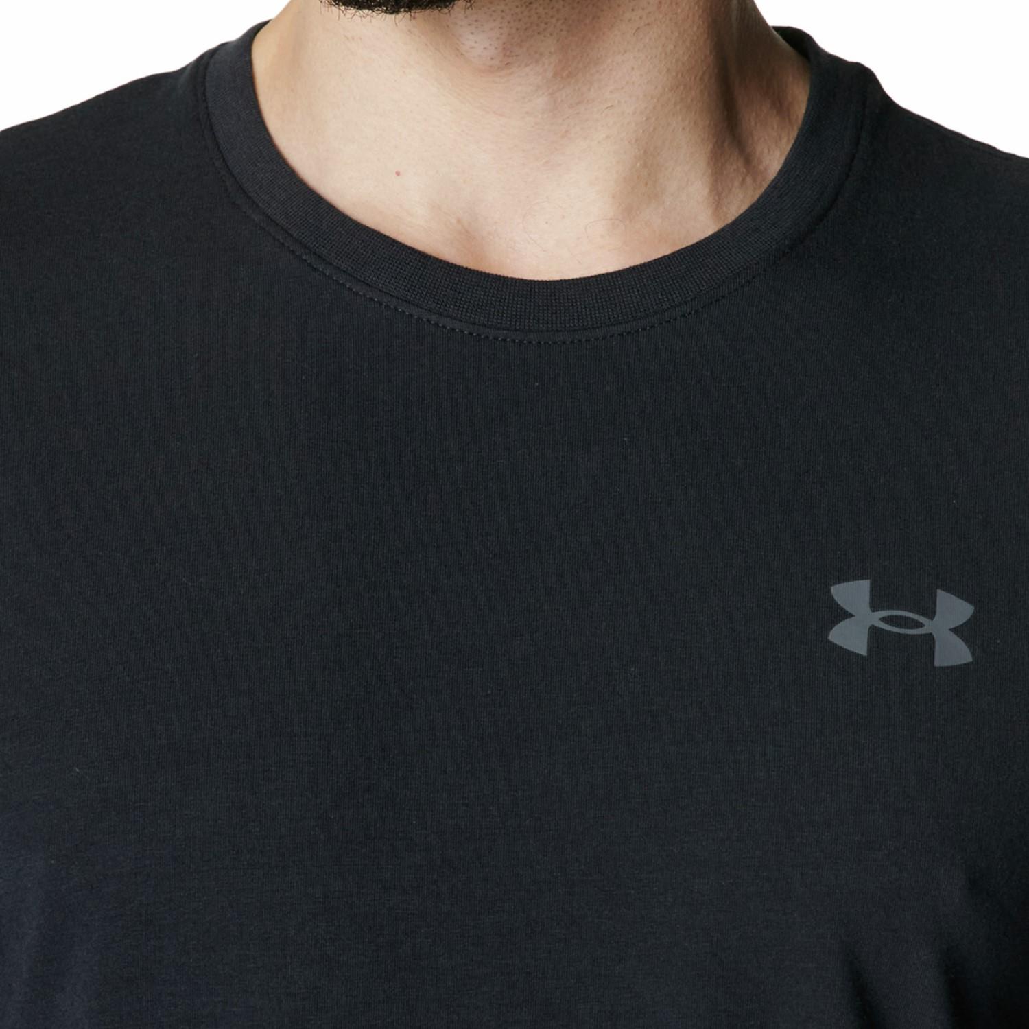 【UNDER ARMOUR】 アンダーアーマー M PERFORMANCE COTTON LS T M PERFORMANCE COTTON LS T 6007849 001BLK 001BLK