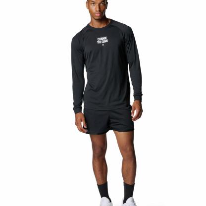 【UNDER ARMOURウェア】 アンダーアーマーウェア M CURRY TECH LOGO LST-SHIRT ショートスリーブ 6007865 001BLK/WHT 001BLK/WHT