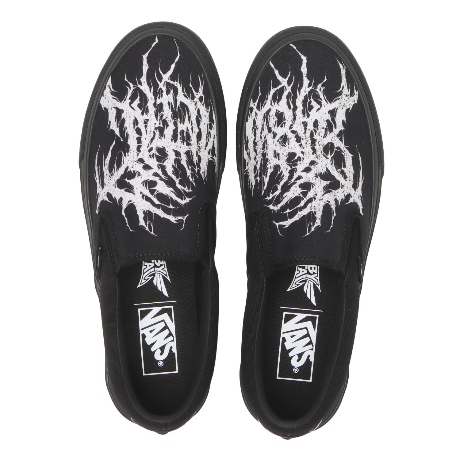 【VANS】 ヴァンズ SLIP ON スリッポン V98CF BABYMETAL BLACK/WHITE BLACK/WHITE