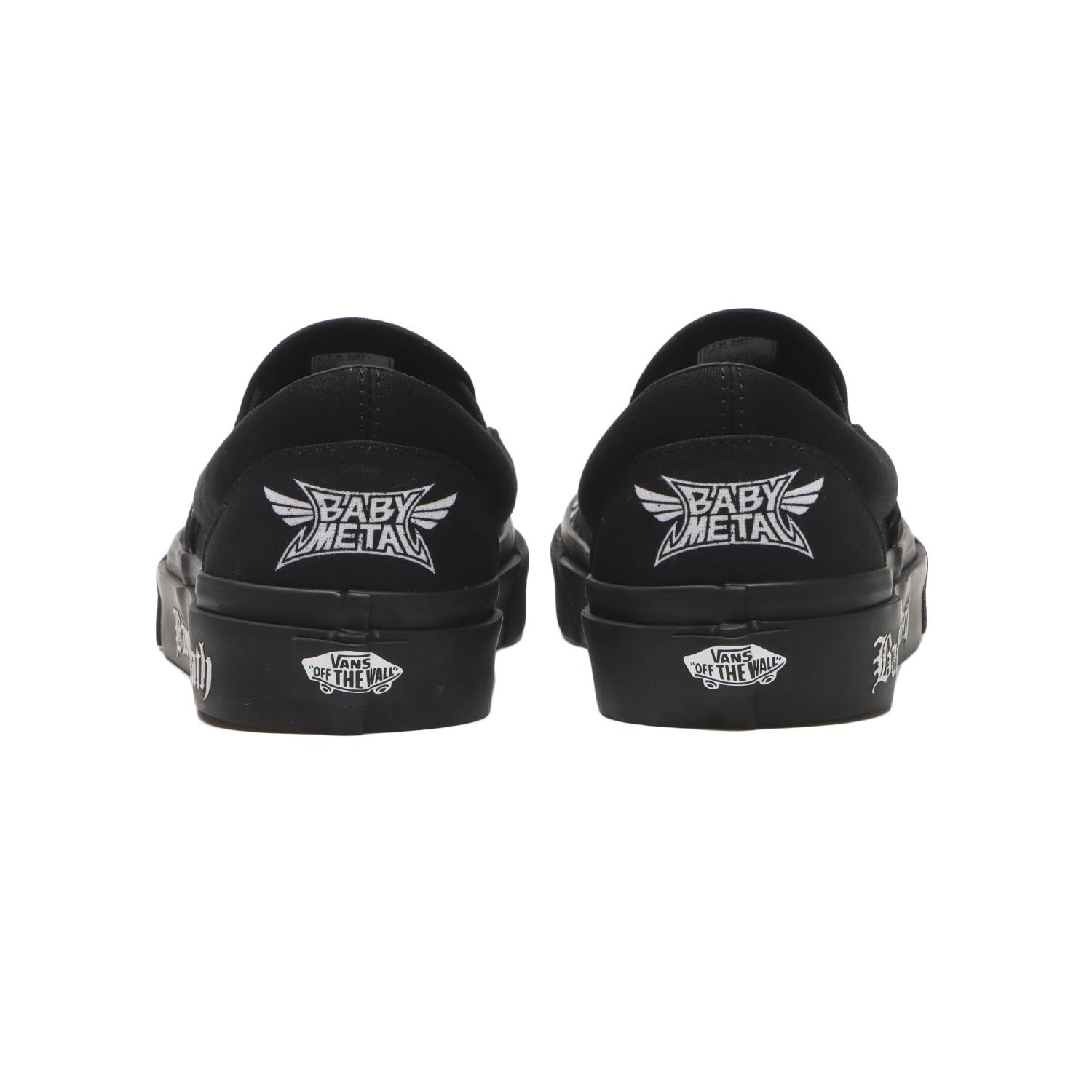 【VANS】 ヴァンズ SLIP ON スリッポン V98CF BABYMETAL BLACK/WHITE BLACK/WHITE