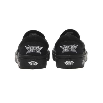 【VANS】 ヴァンズ SLIP ON スリッポン V98CF BABYMETAL BLACK/WHITE BLACK/WHITE